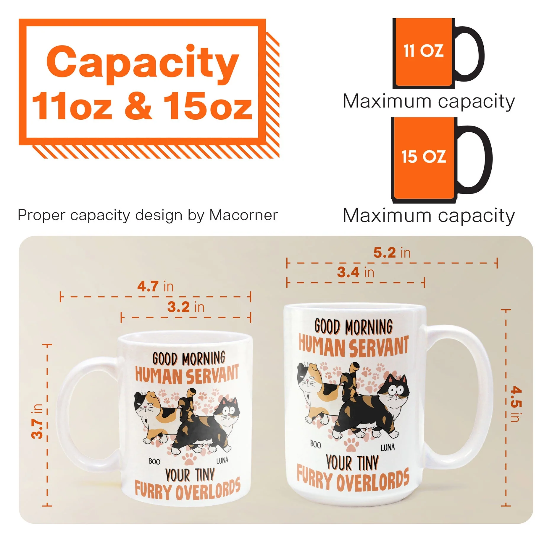 Good Morning Human Servant From Cats - Personalized Mug - Image 7