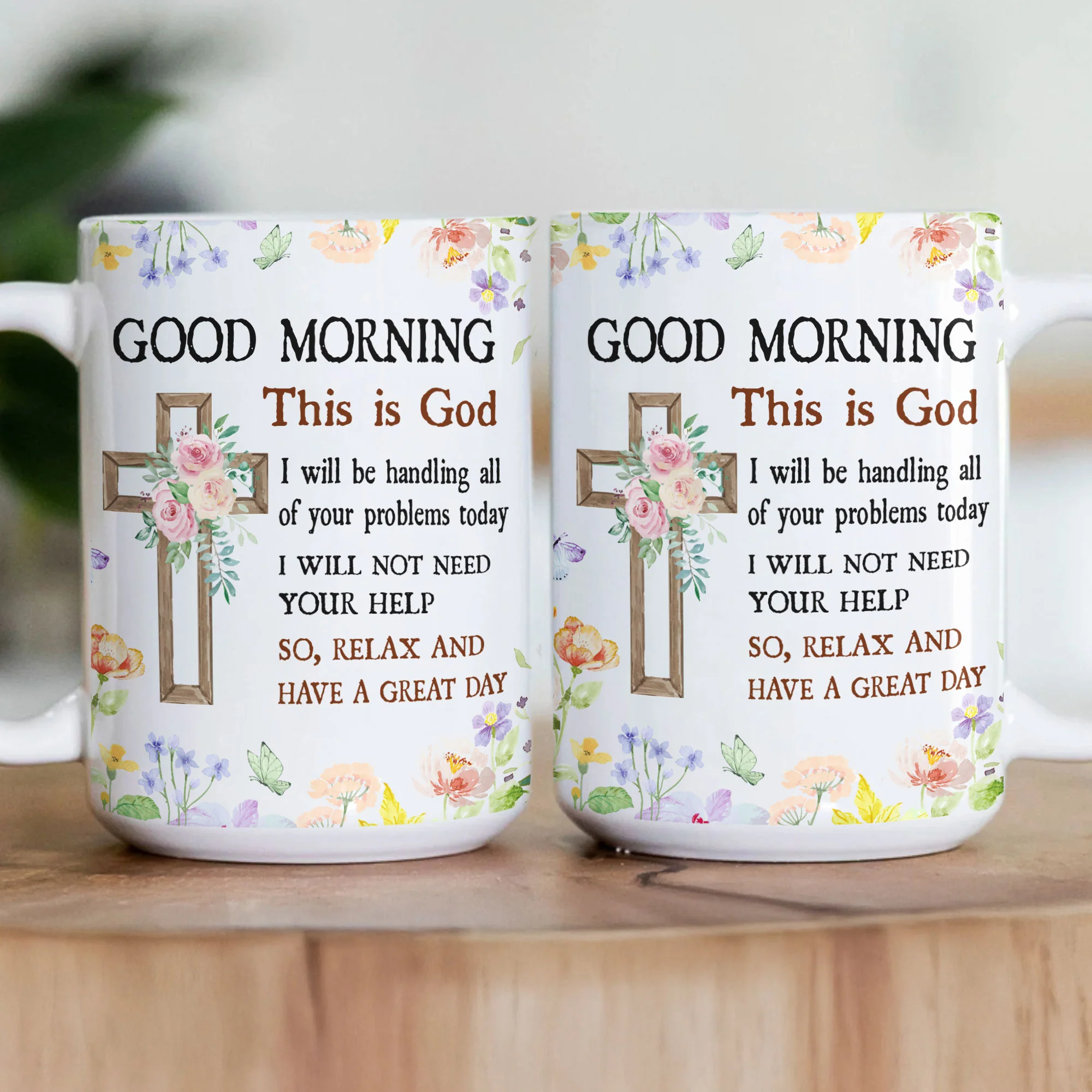 Good Morning This Is God - Mug - Image 3