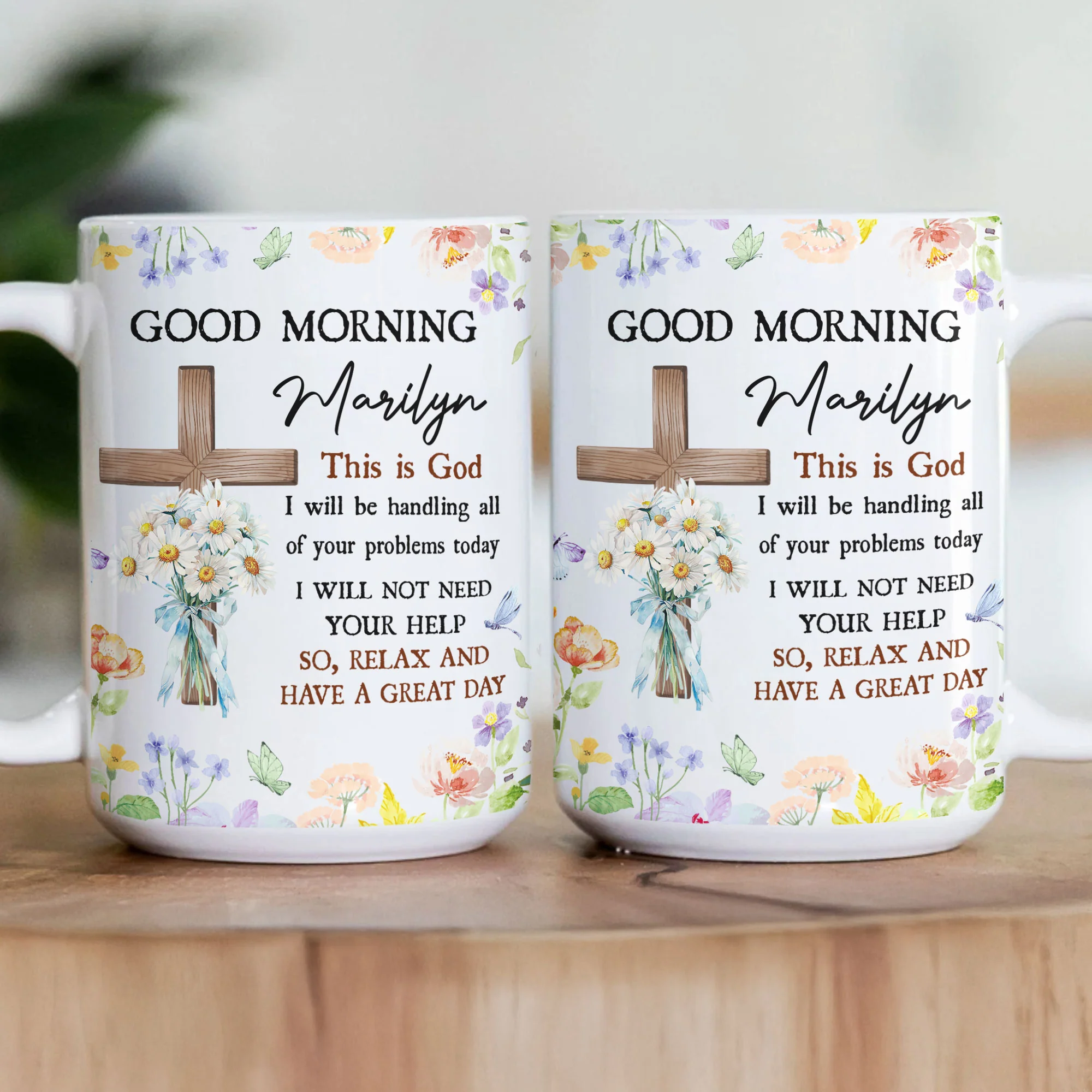 Good Morning This Is God - Personalized Mug - Image 2