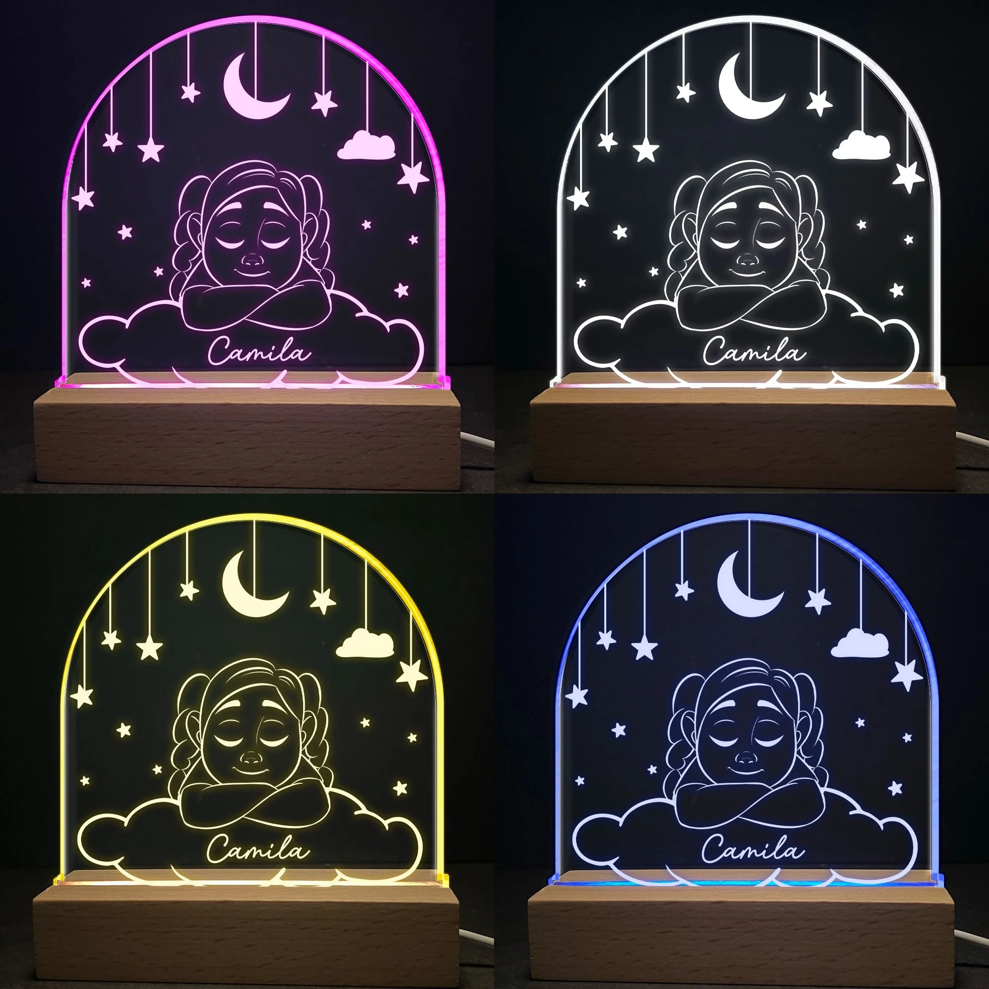Good Night To You - Personalized LED Light - Image 4