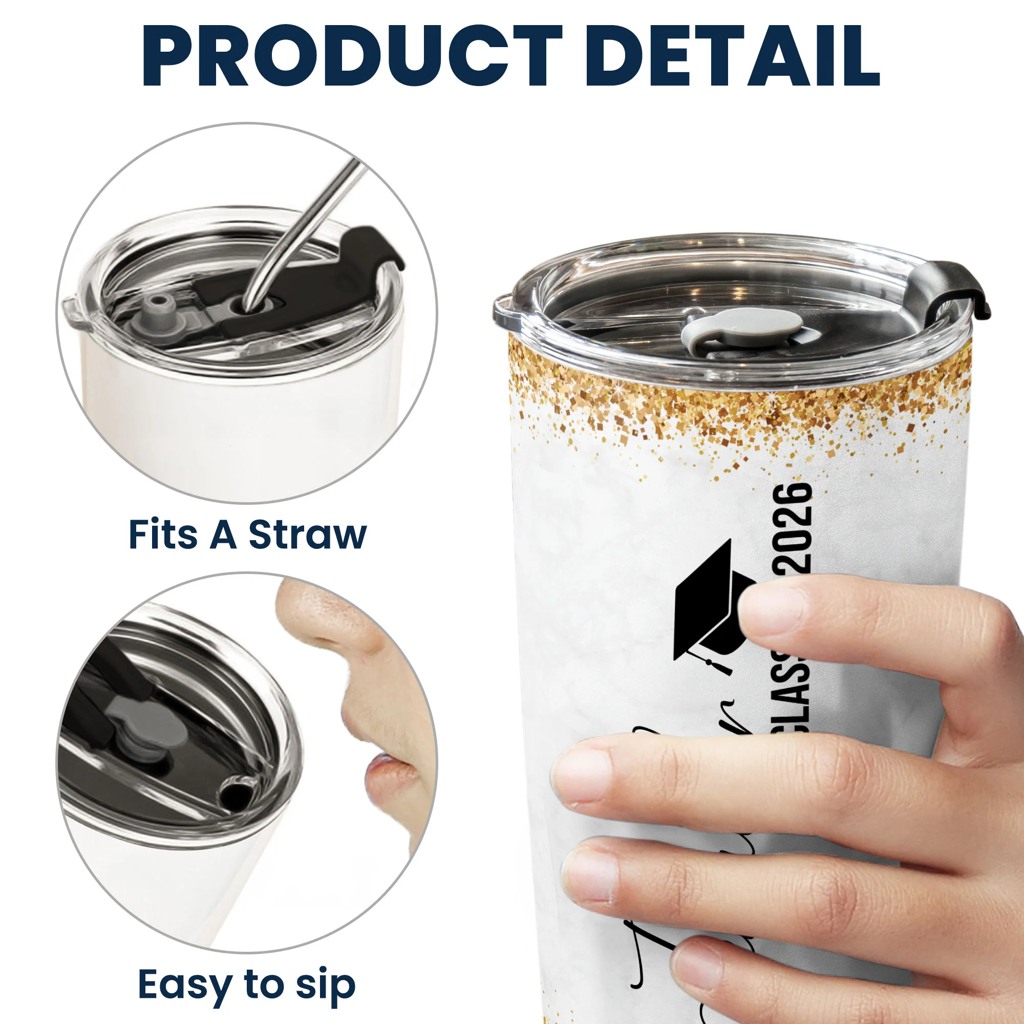 Graduate Even A Global Pandemic - Personalized Tumbler - Image 5