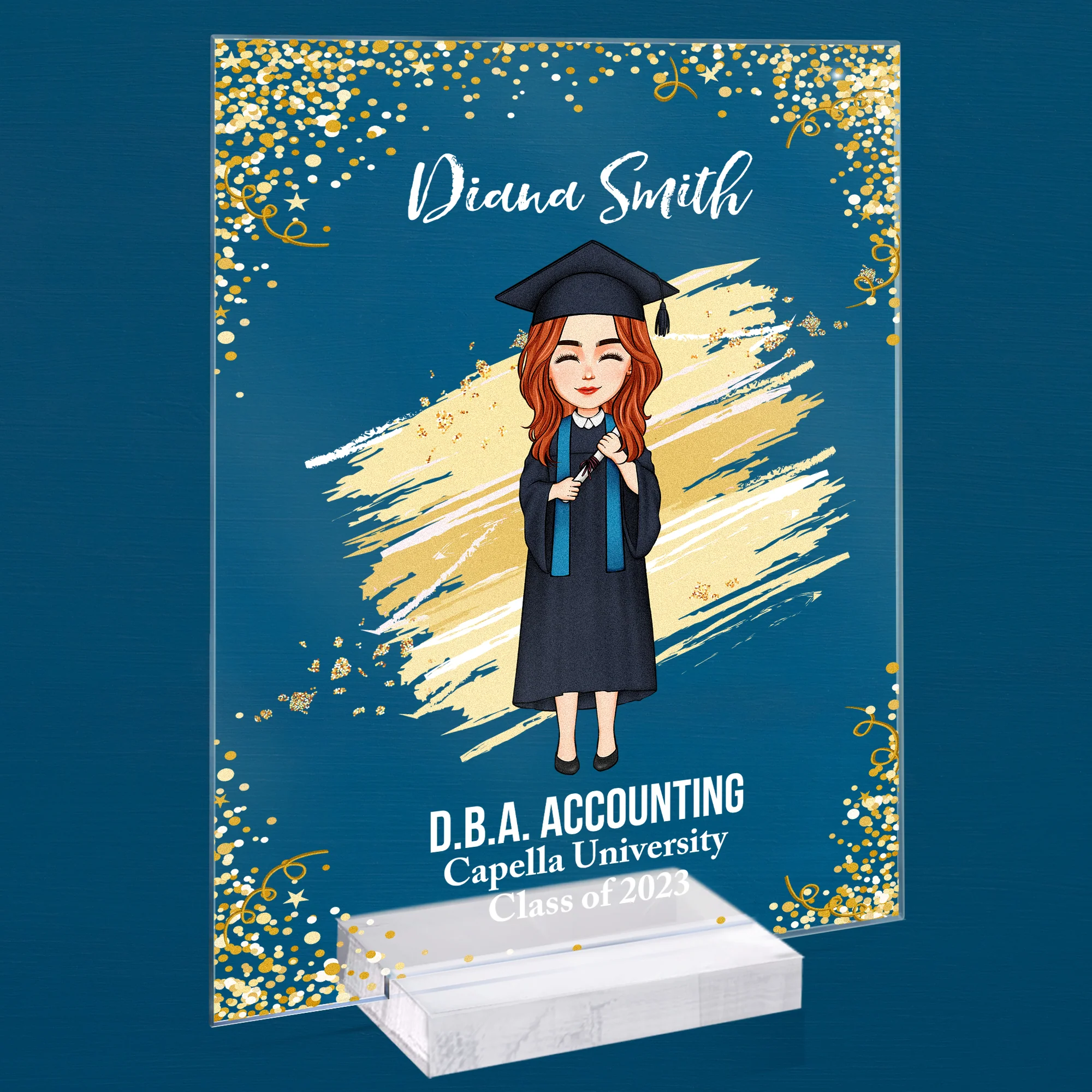 Graduation Appreciation - Personalized Acrylic Plaque - Image 2