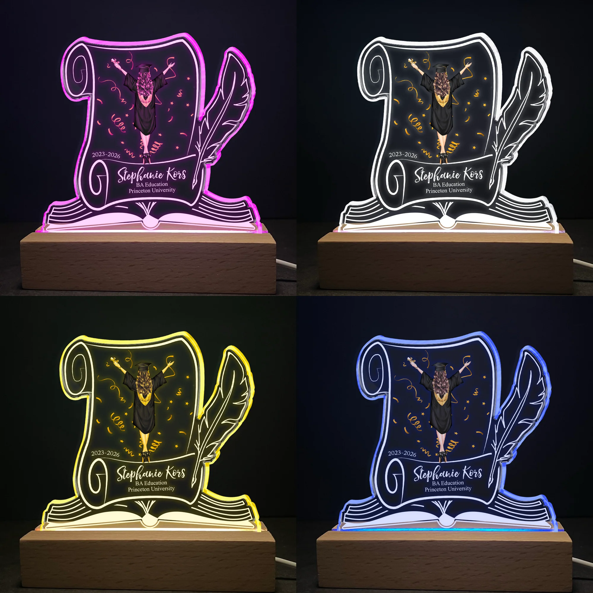 Graduation Celebration - Personalized LED Light - Image 4