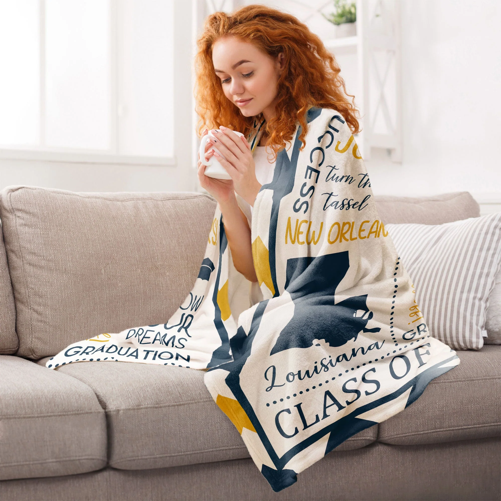 Graduation Celebration - Personalized Blanket - Image 5