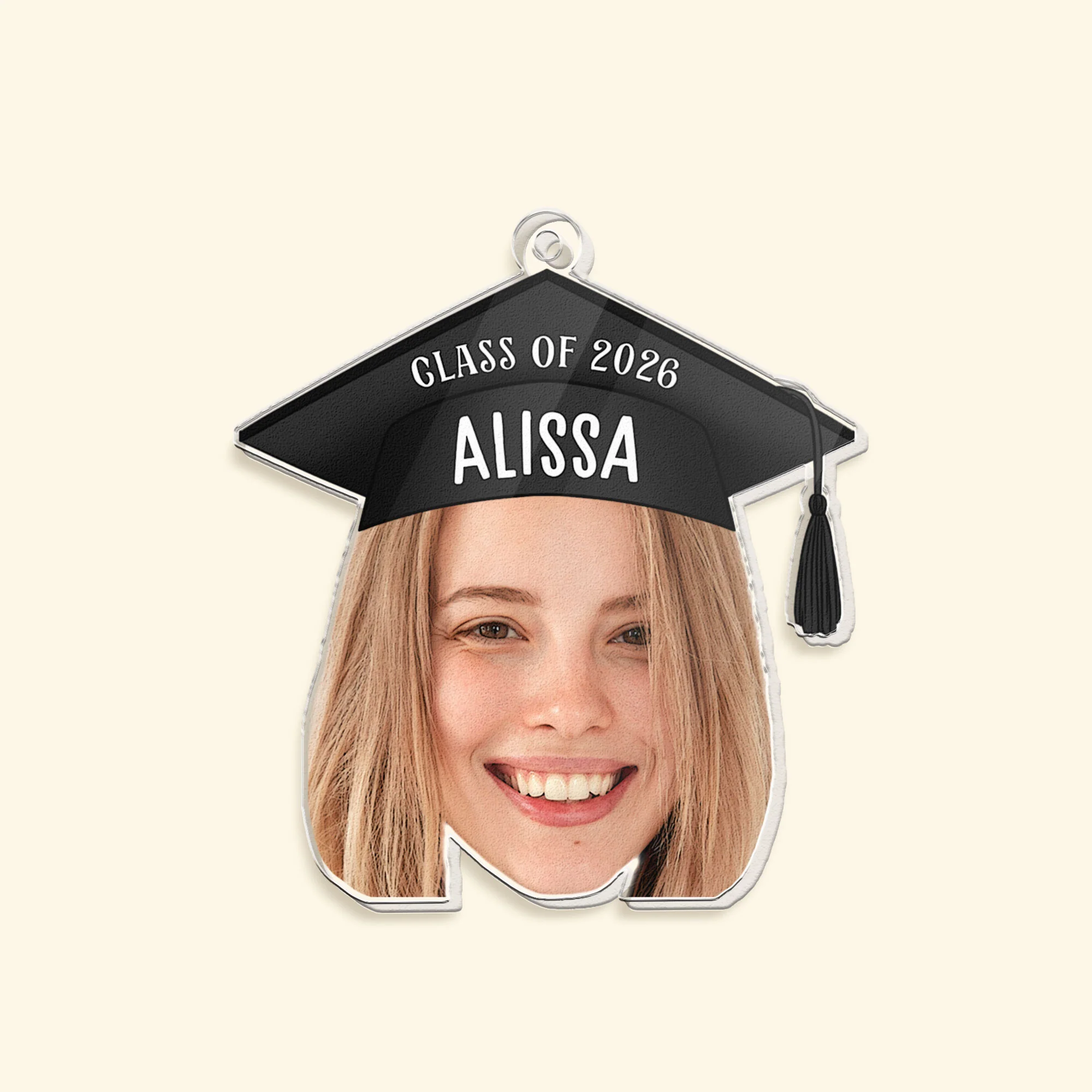 Graduation Custom Face - Personalized Acrylic Photo Keychain - Image 4