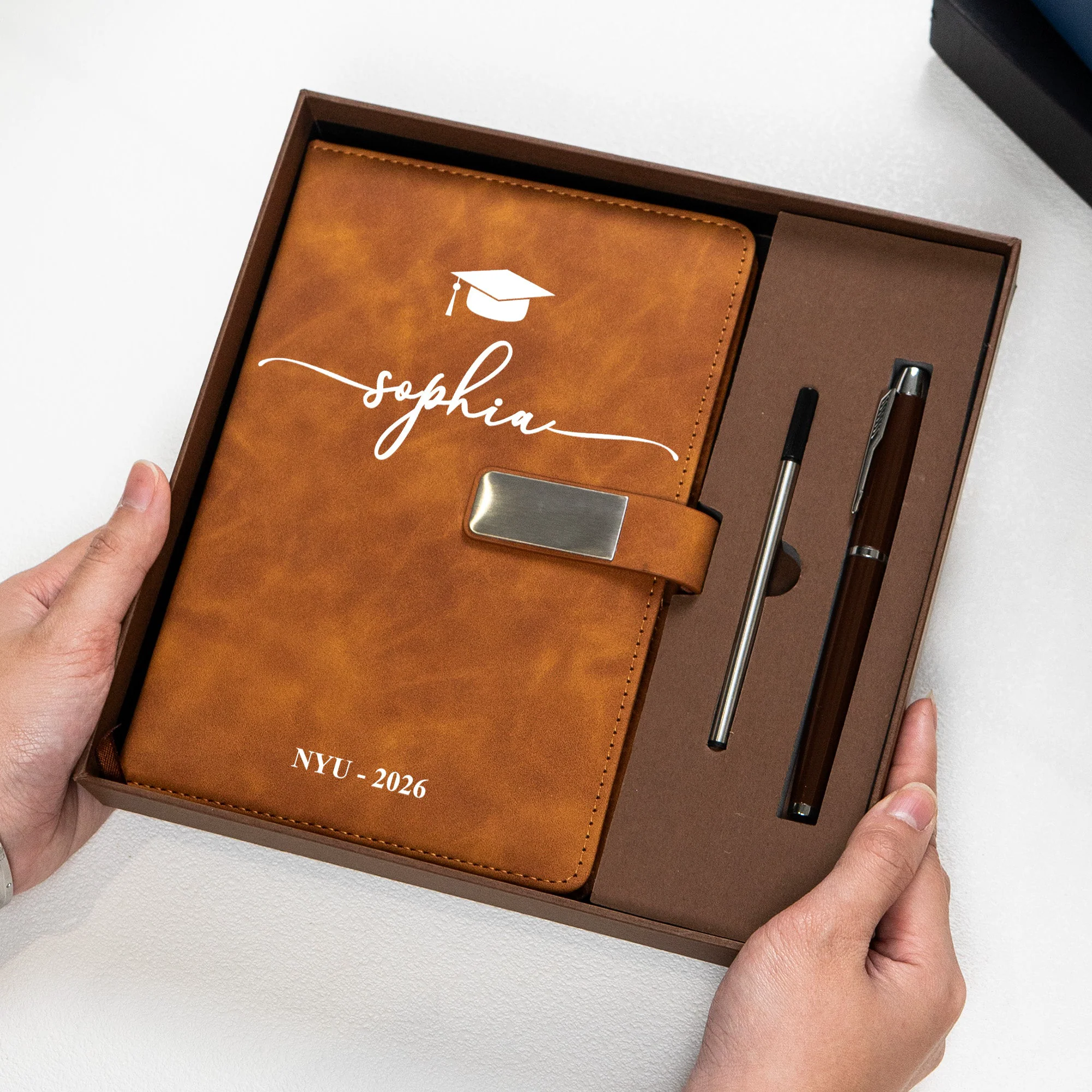 Graduation Custom Name School Year - Personalized Notebook Set - Image 3