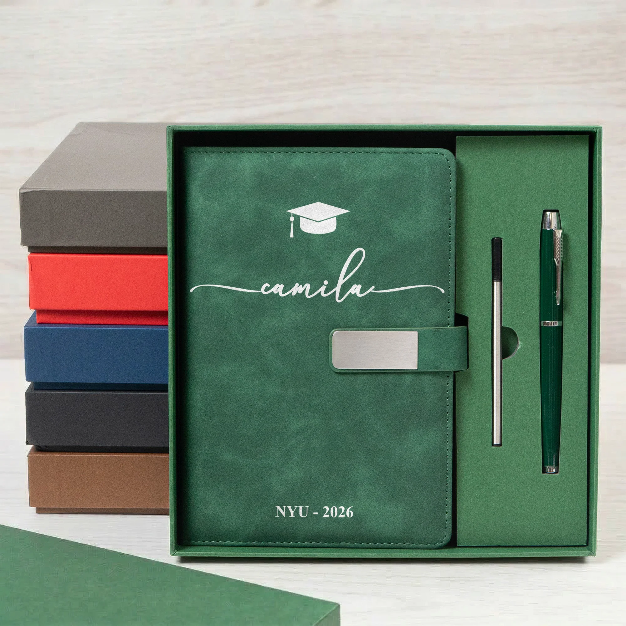 Graduation Custom Name School Year - Personalized Notebook Set - Image 6