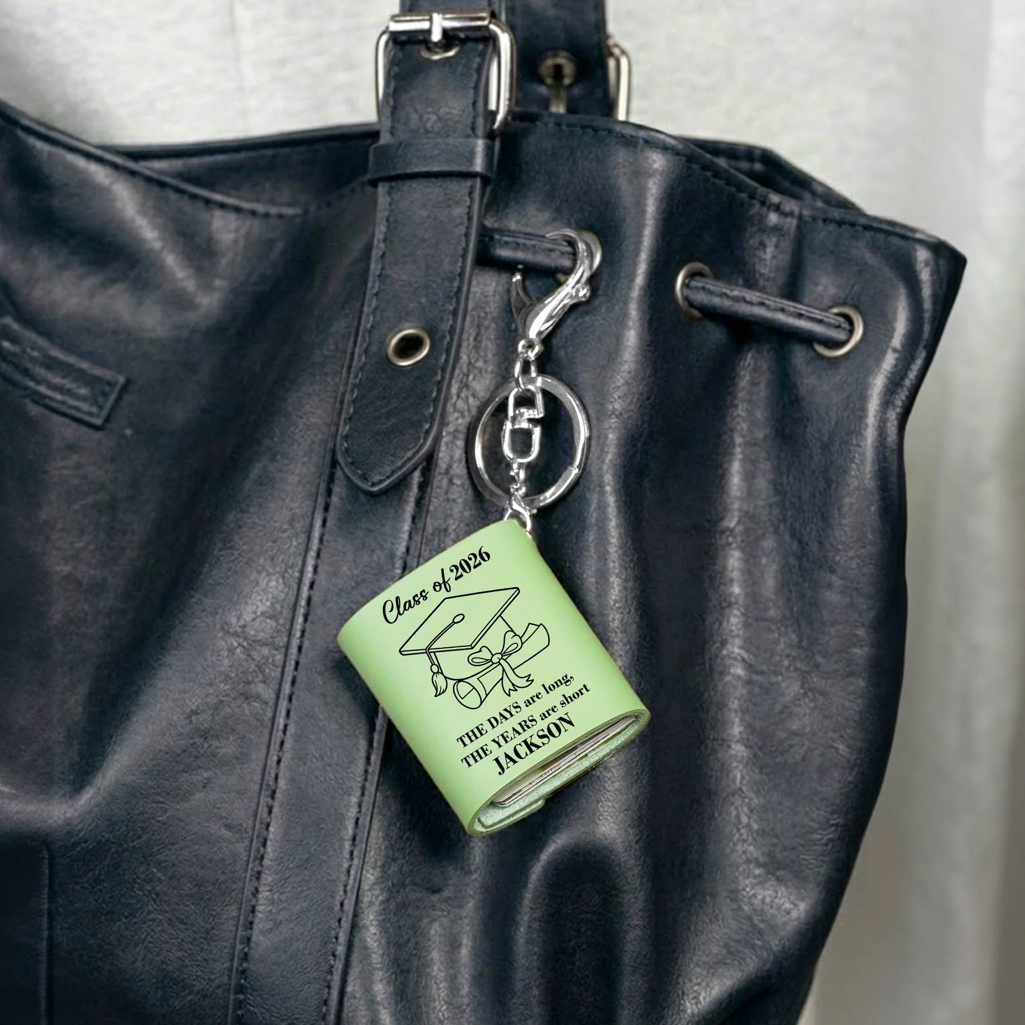 Graduation Custom Yearly School Photo - Personalized Keychain - Image 6