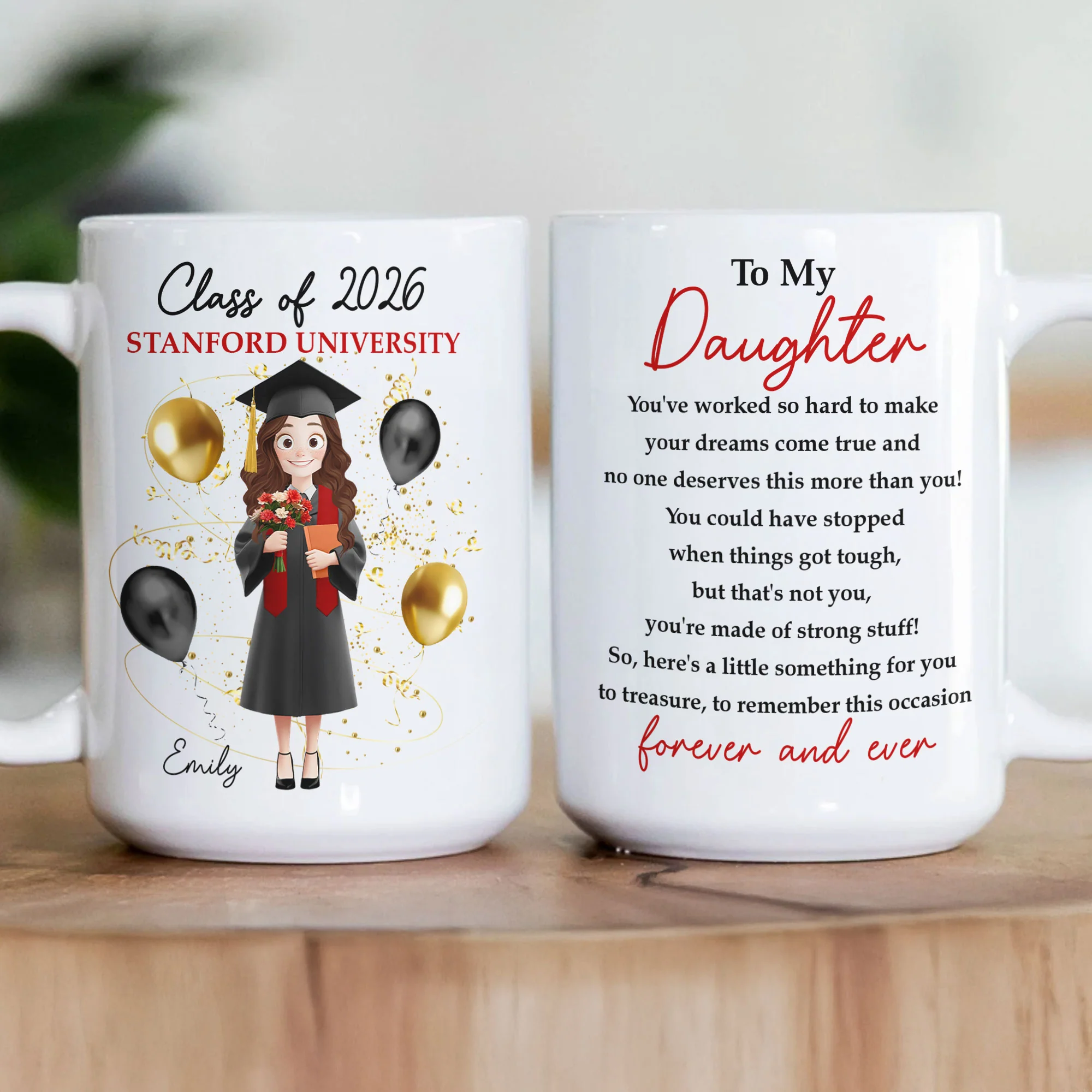 Graduation Gift A Little Something For You To Treasure - Personalized Mug - Image 2