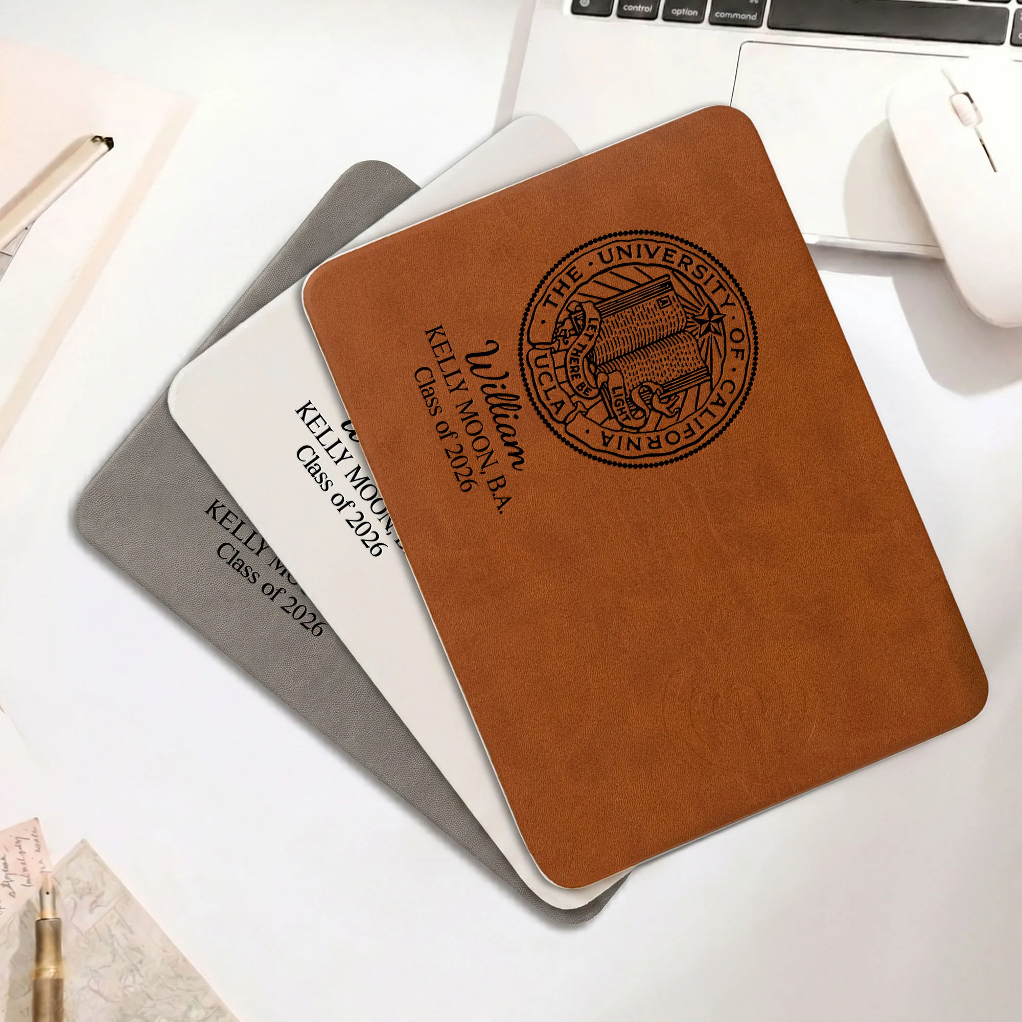 Graduation Gift Custom With University College Seal Year - Personalized Charging Pad - Image 2
