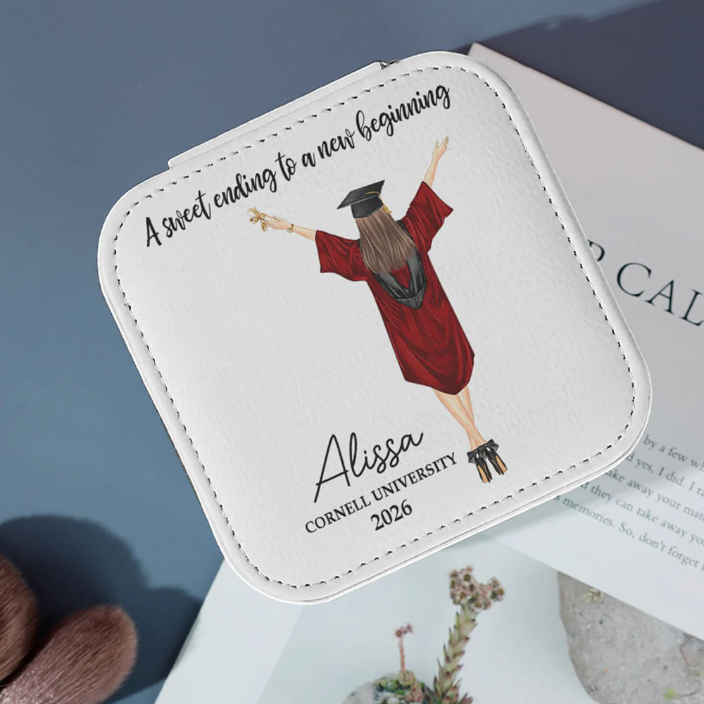 Graduation Gift For Girl - Personalized Jewelry Box - Image 4
