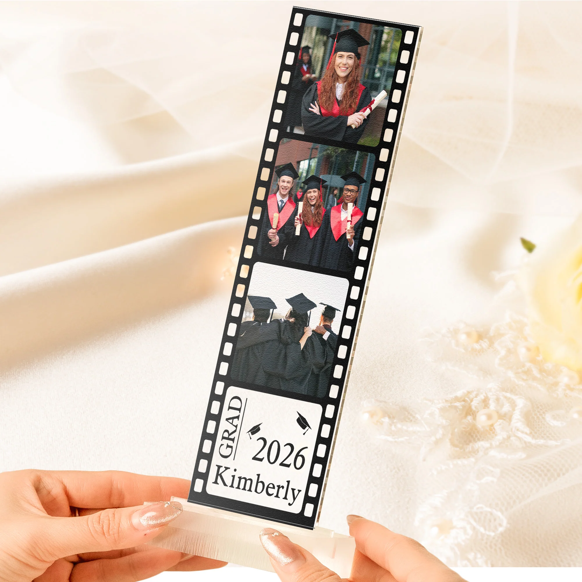 Graduation Gift, Seniors, Highschool, College Gift - Custom Acrylic Photo Film Strip - Image 5
