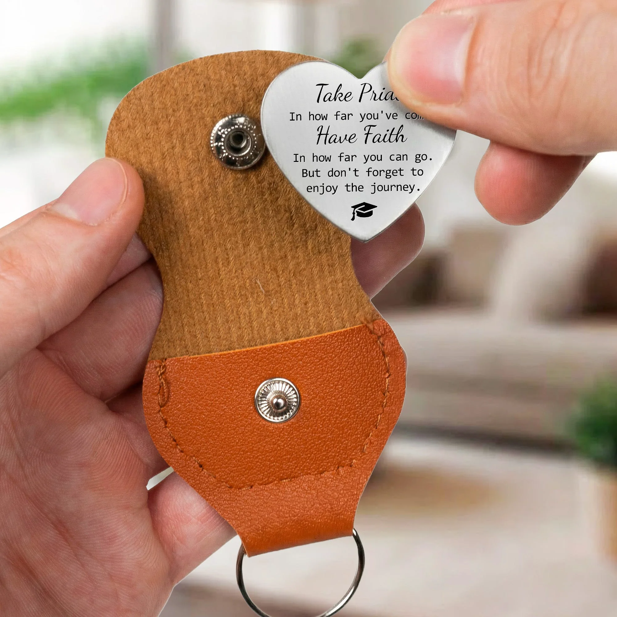 Graduation Gifts Enjoy The Journey - Personalized Pocket Hug - Image 6
