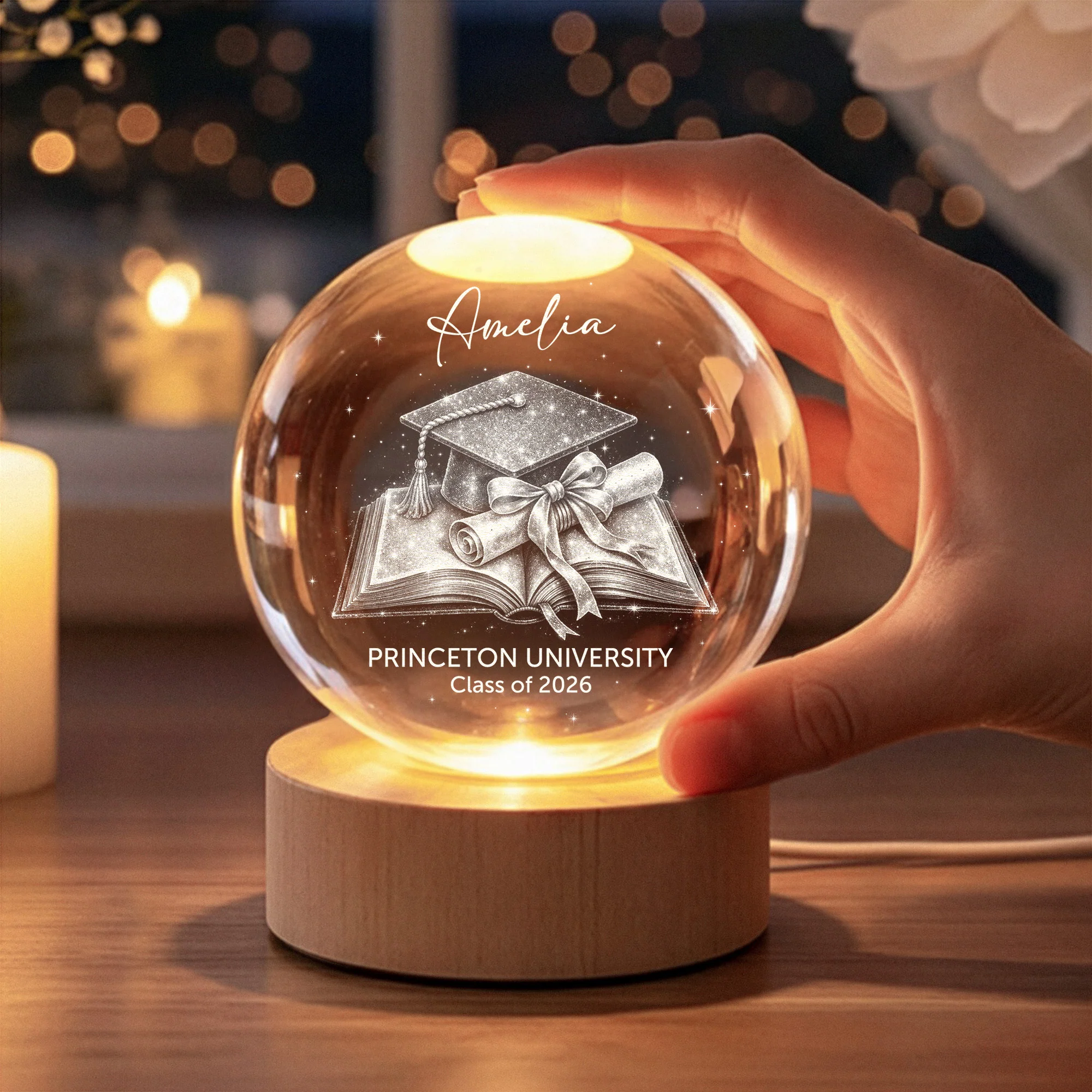 Graduation Keepsake - Personalized Night Light - Image 4
