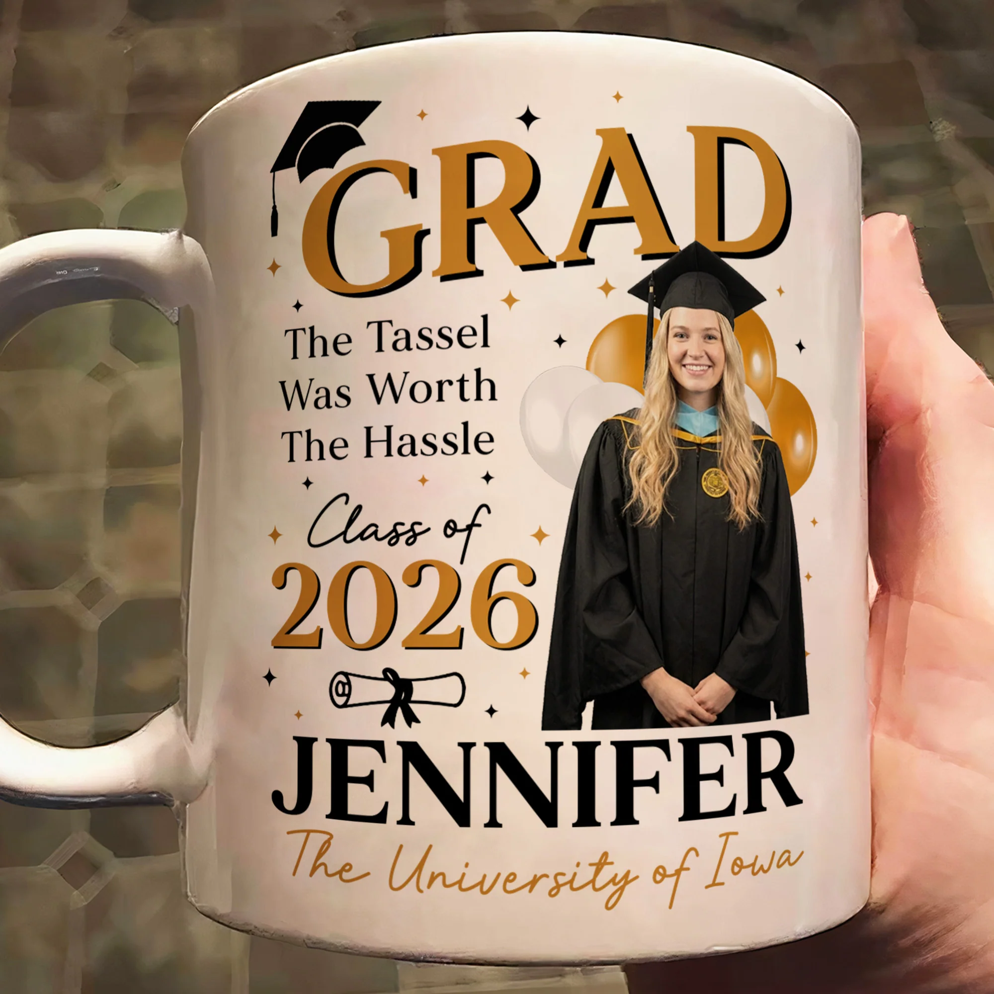 Graduation Magazine - Personalized Photo Mug - Image 2
