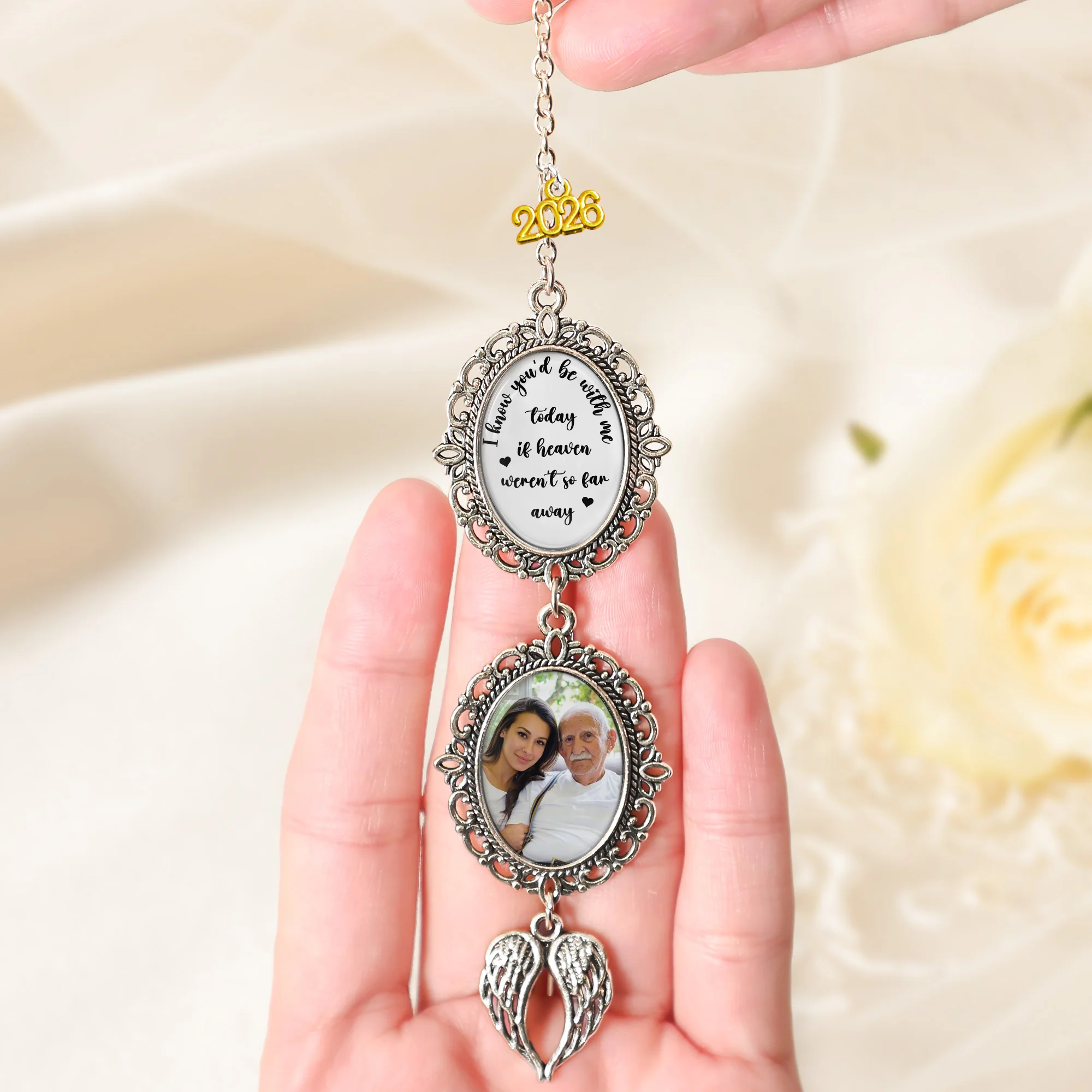Graduation Memorial Custom Photo - Personalized Graduation Tassel Charm - Image 4