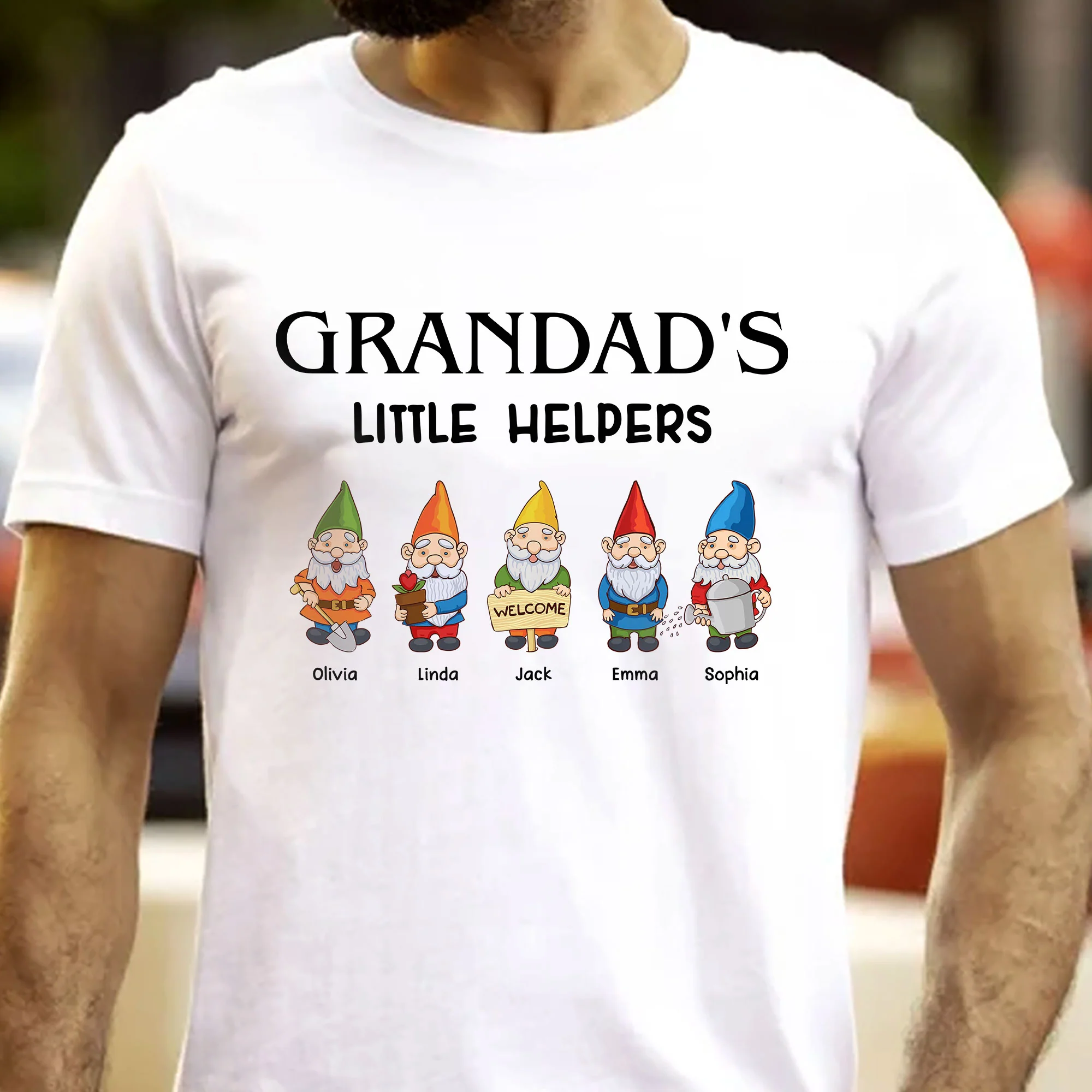 Grandad's Little Helpers - Personalized Shirt - Image 2