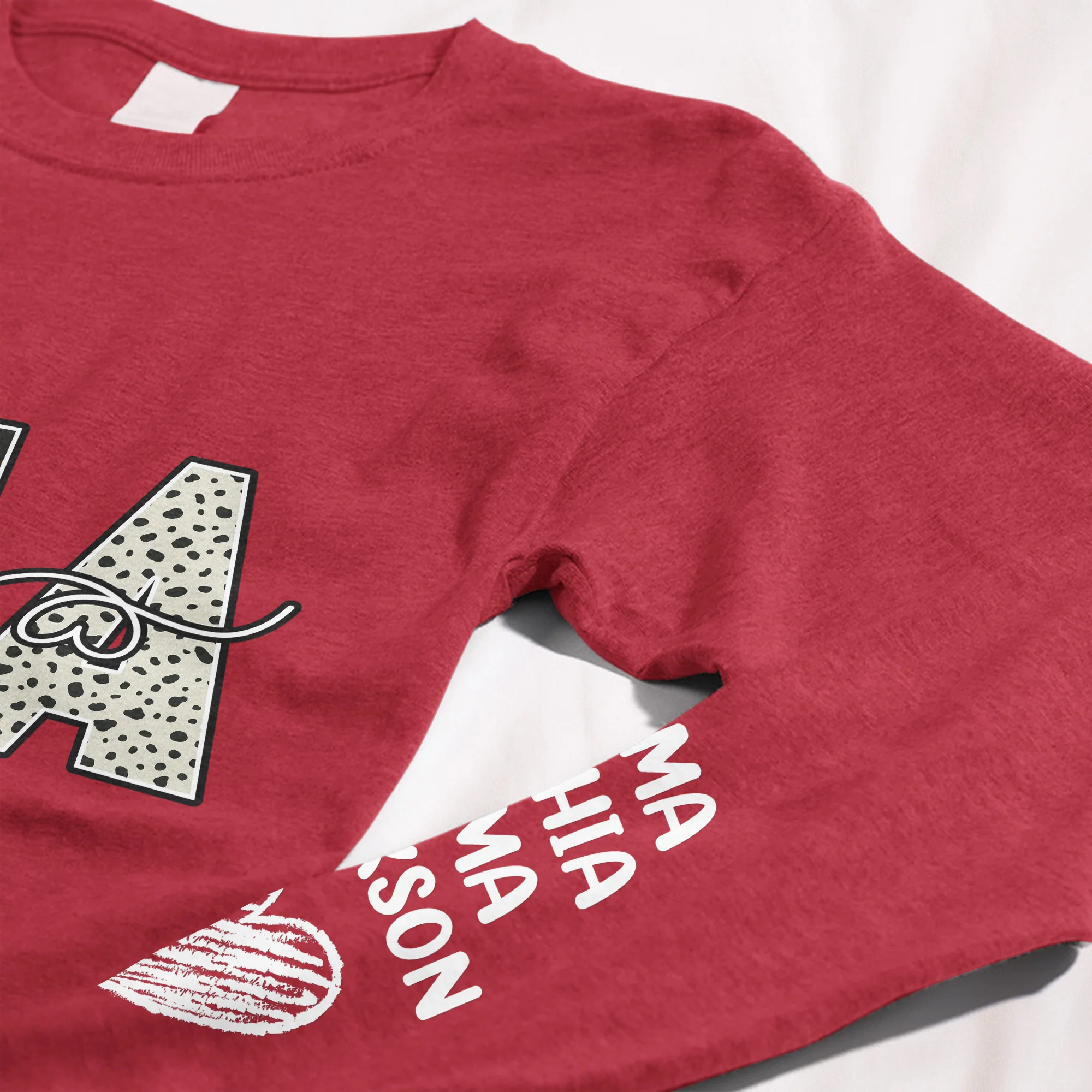 Grandma Custom Kids Name Bible Pattern Style - Custom Long Sleeve T-Shirt - Image 6