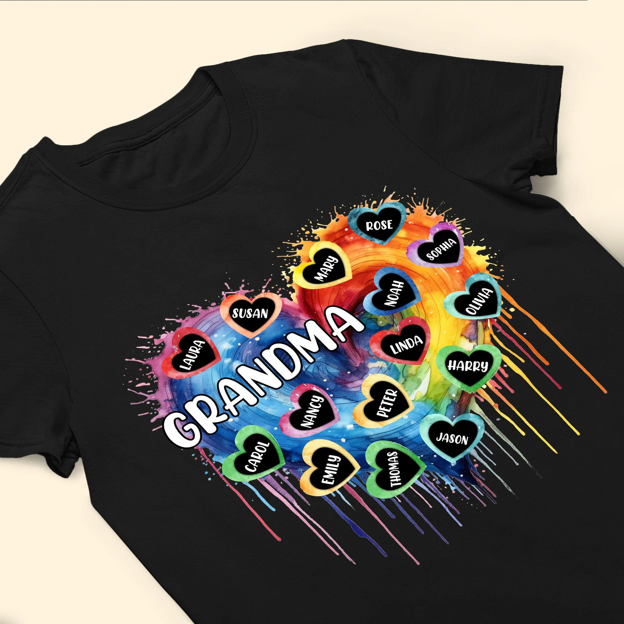 Grandma Sweethearts Custom Names - Personalized Shirt - Image 4