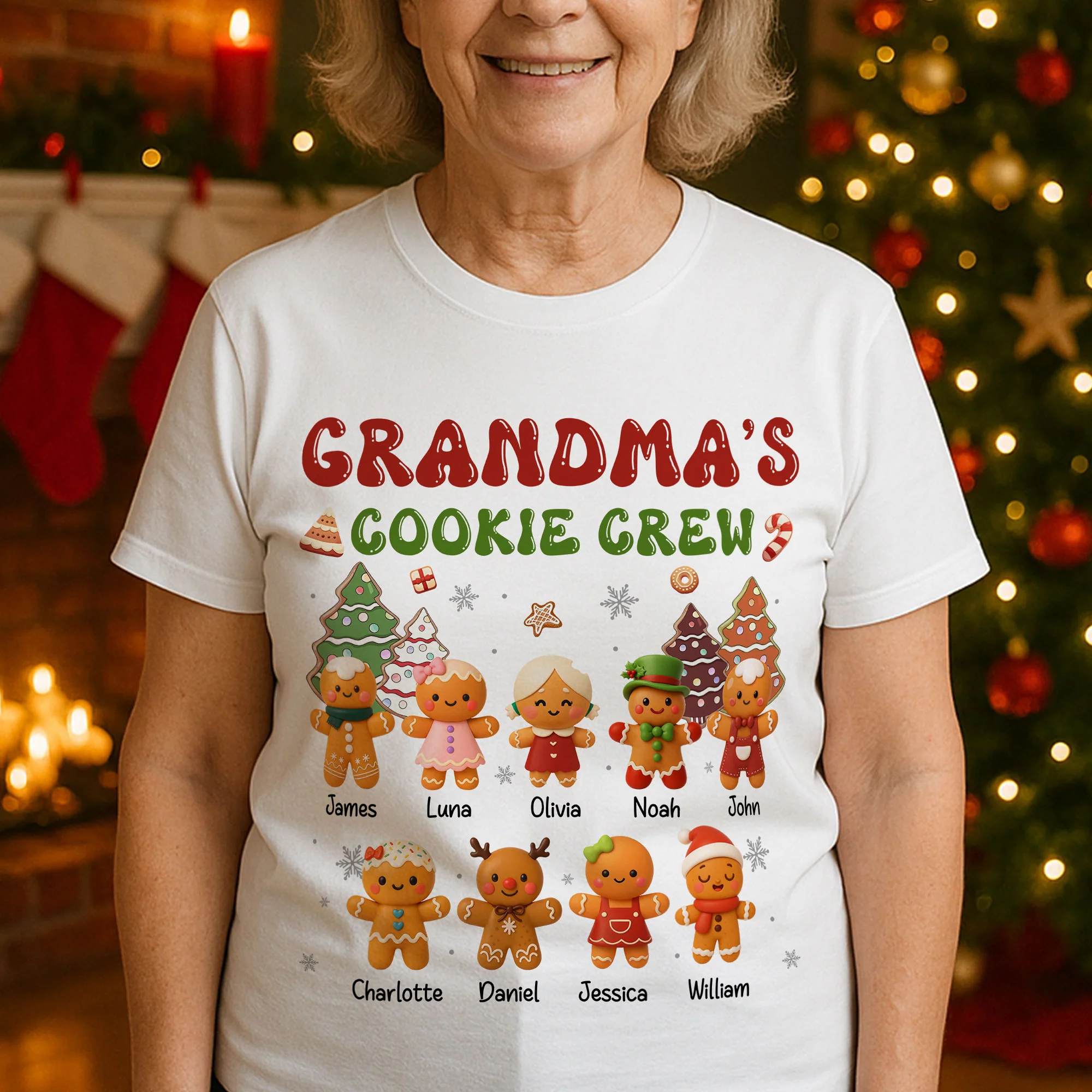 Grandma's Cookie Crew - Personalized Shirt - Image 2