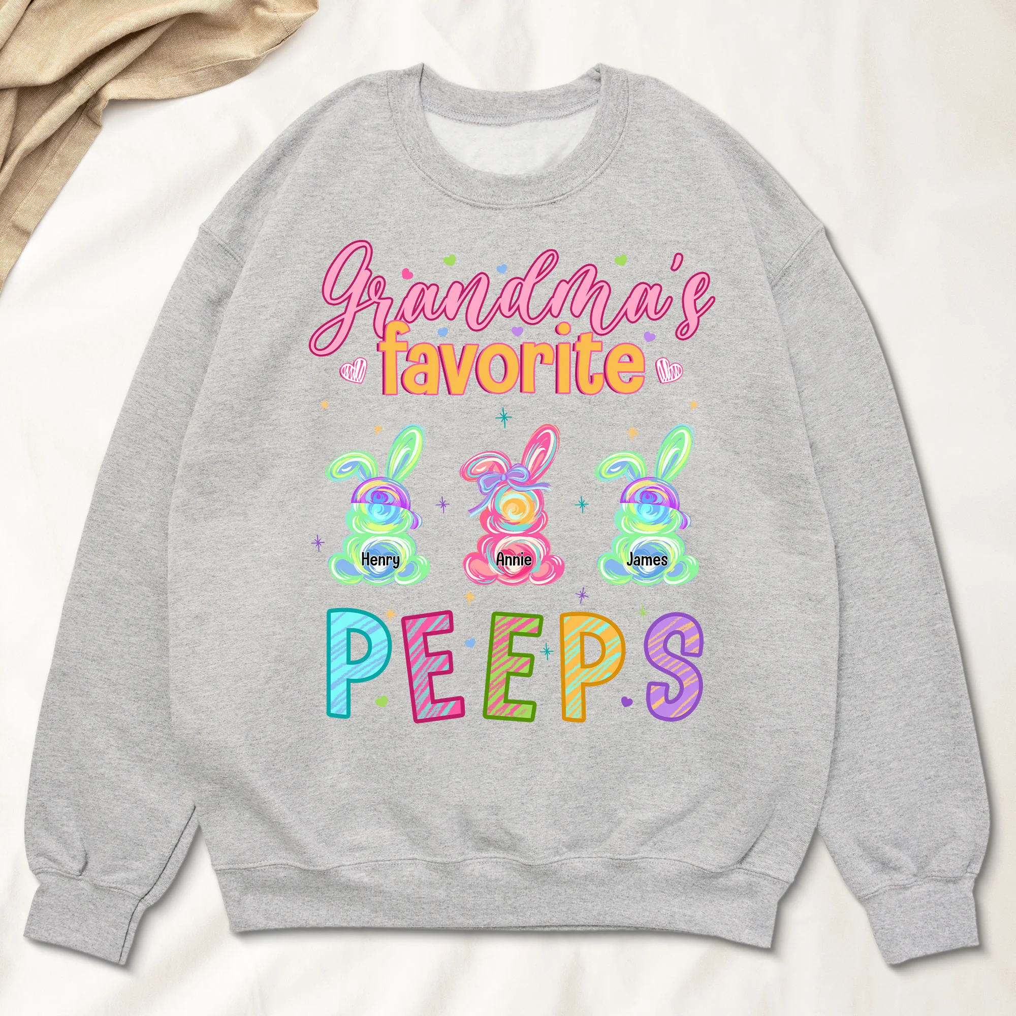 Grandma's Favorite Peeps - Personalized Shirt - Image 2