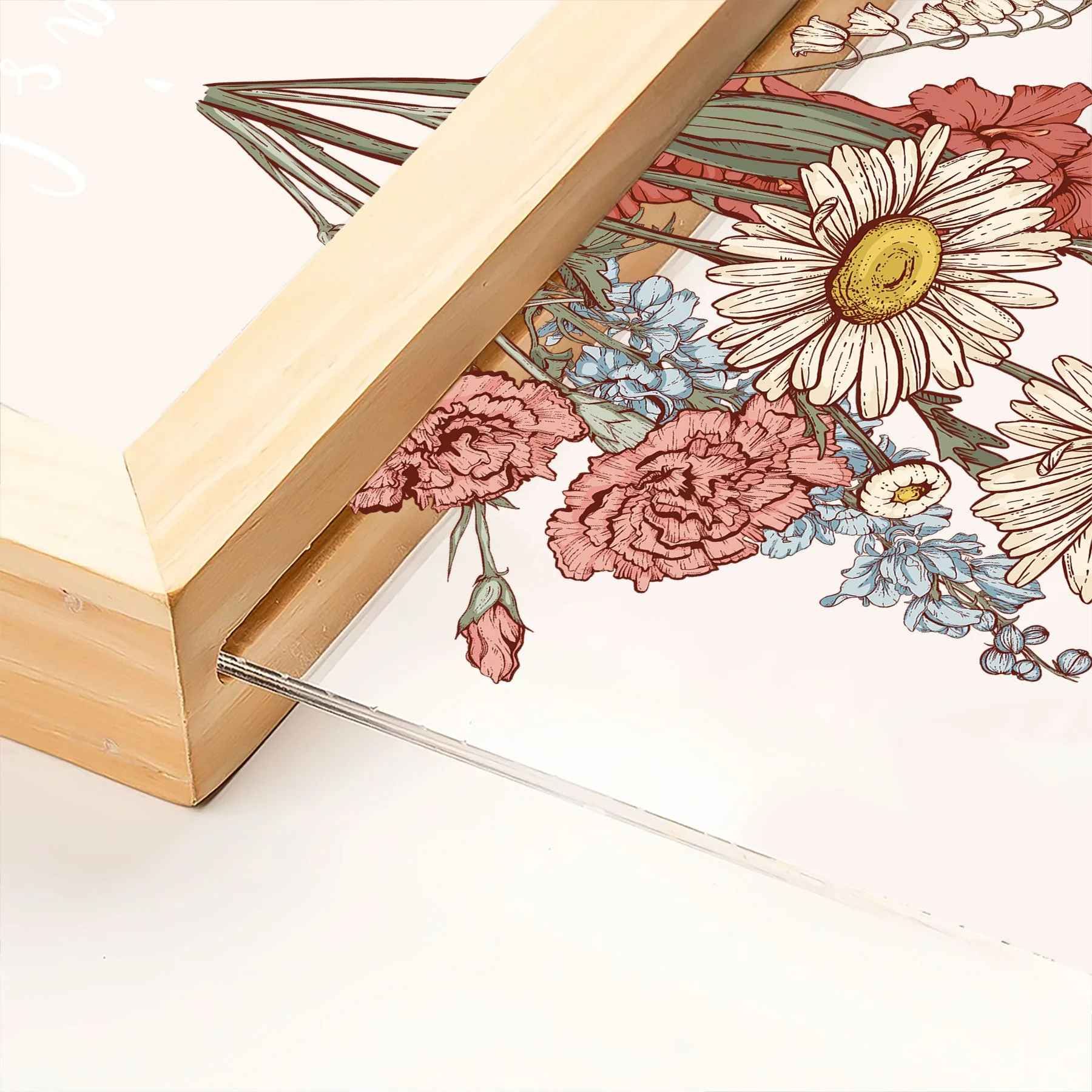 Grandma's Garden - Personalized Frame Lamp - Image 4