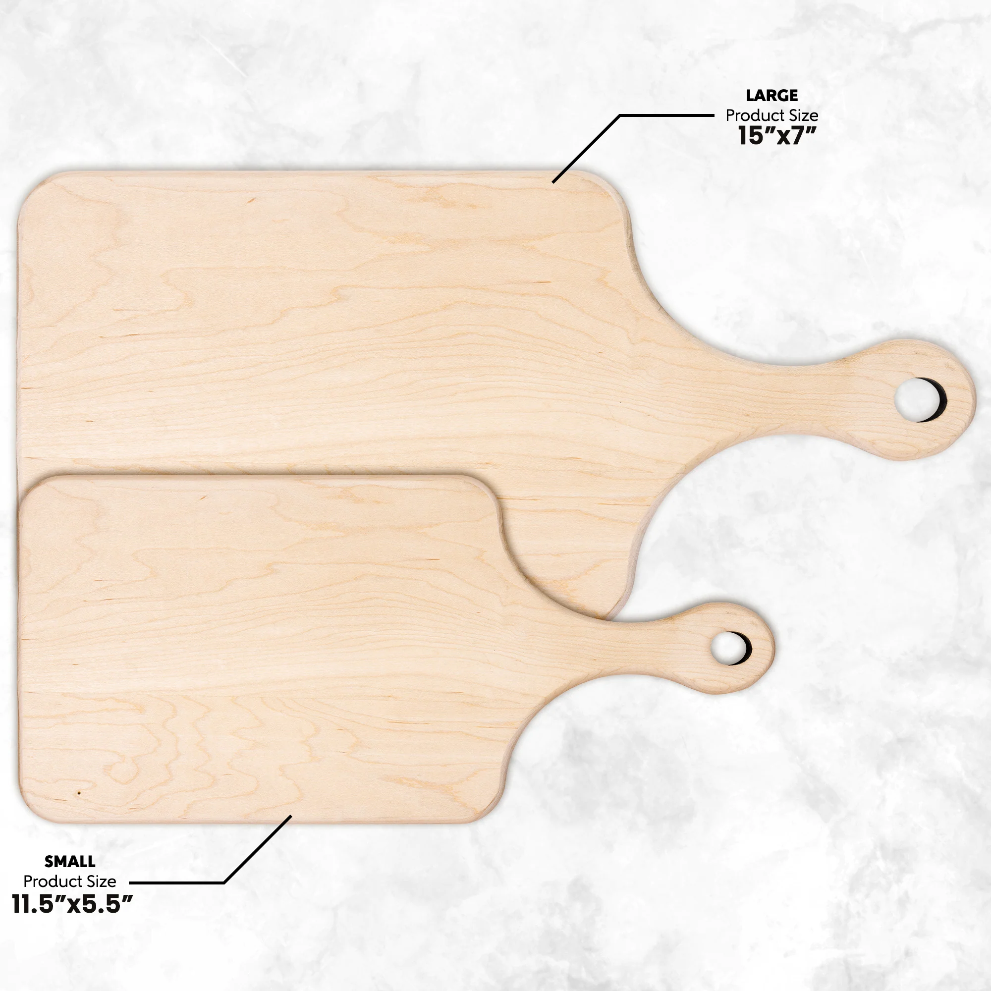 Grandma's Kitchen Where Happiness Is Homemade - Personalized Paddle Cutting Board - Image 6