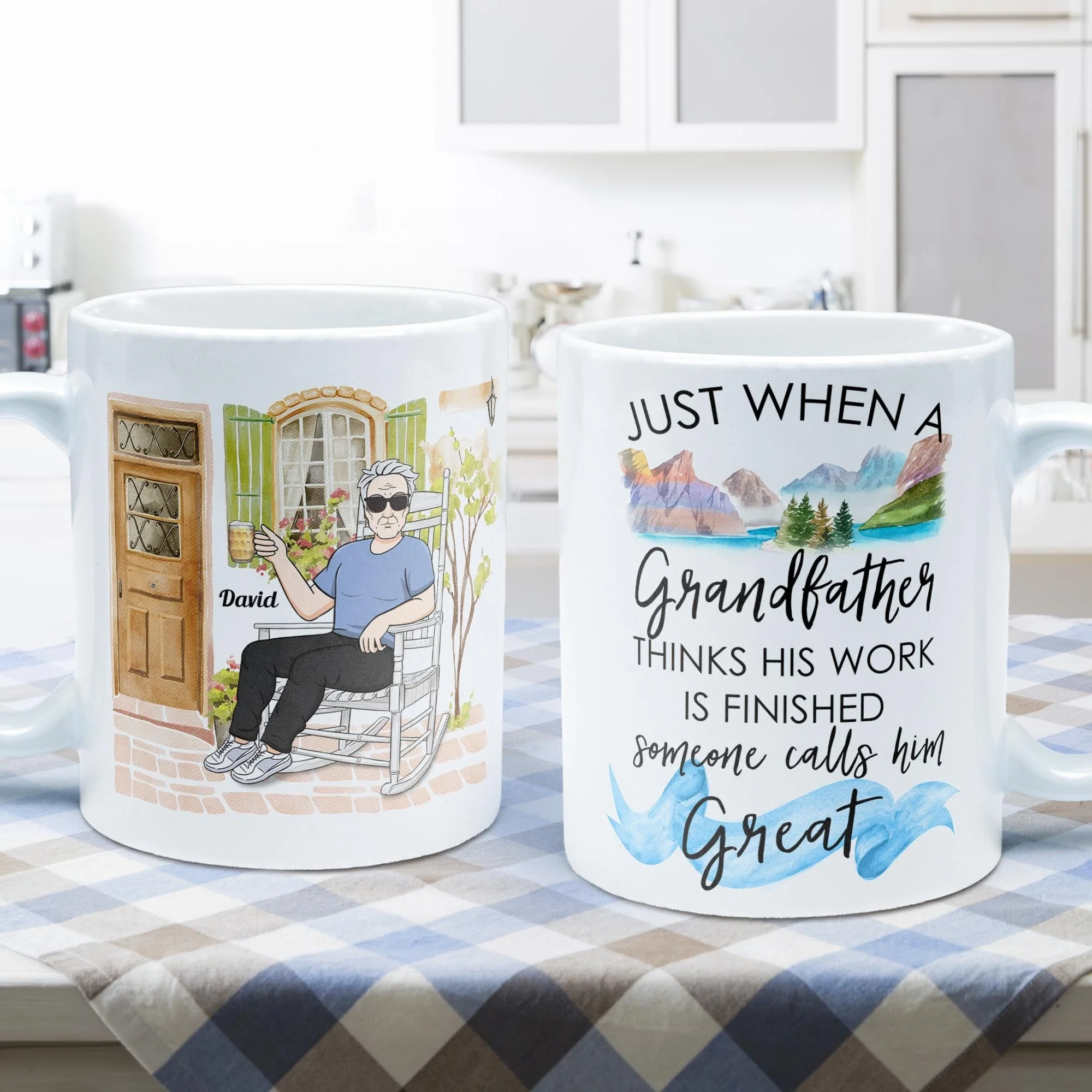 Great Grandparent - Personalized Mug - Pregnancy, Baby Announcement Gift For Great - Grandma, Grandma , Great Grandpa, Grandpa - Baby Reveal To Family - Image 5