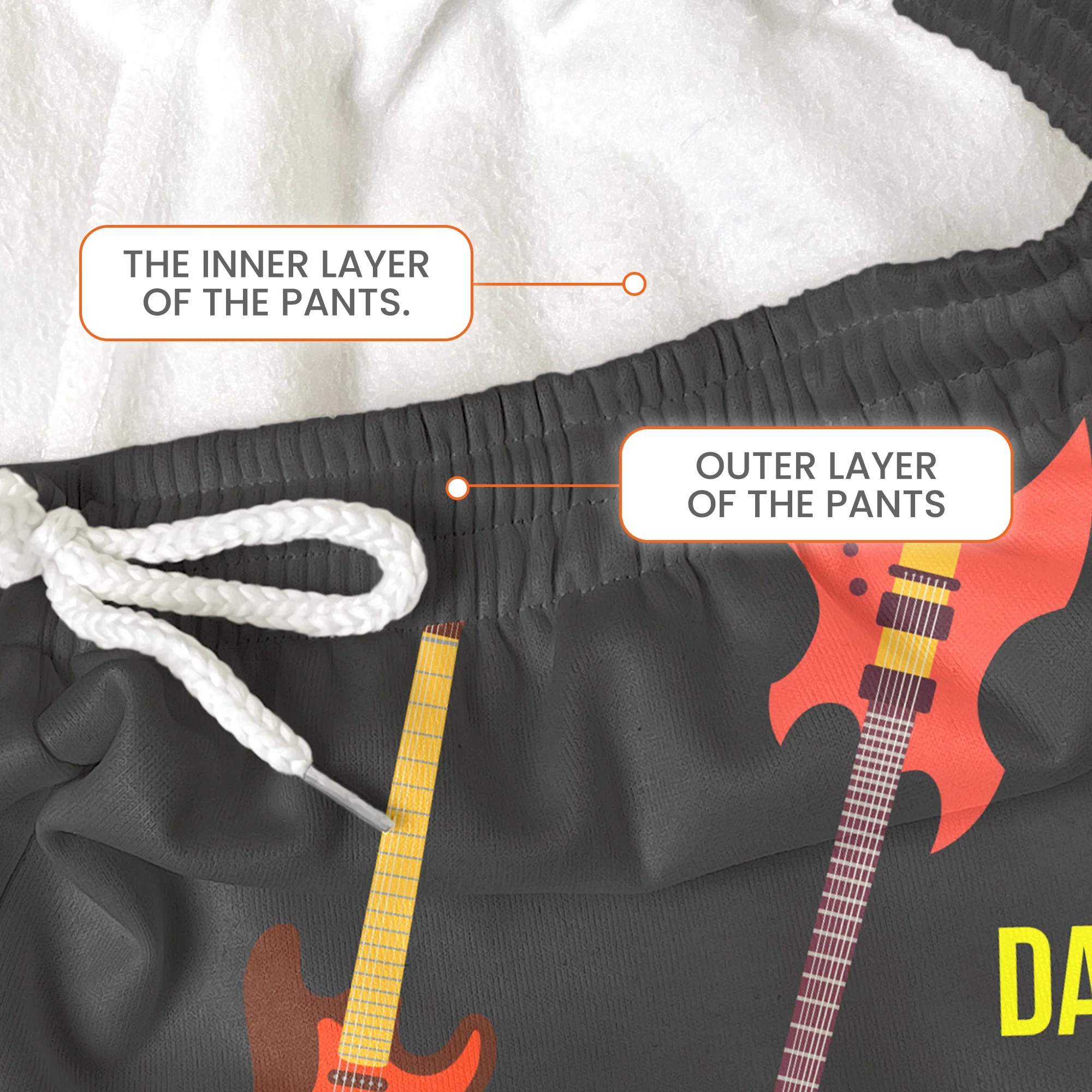 Guitar Lovers, Guitarist - Personalized Sweatpants, Lounge Pants With Pockets - Image 6