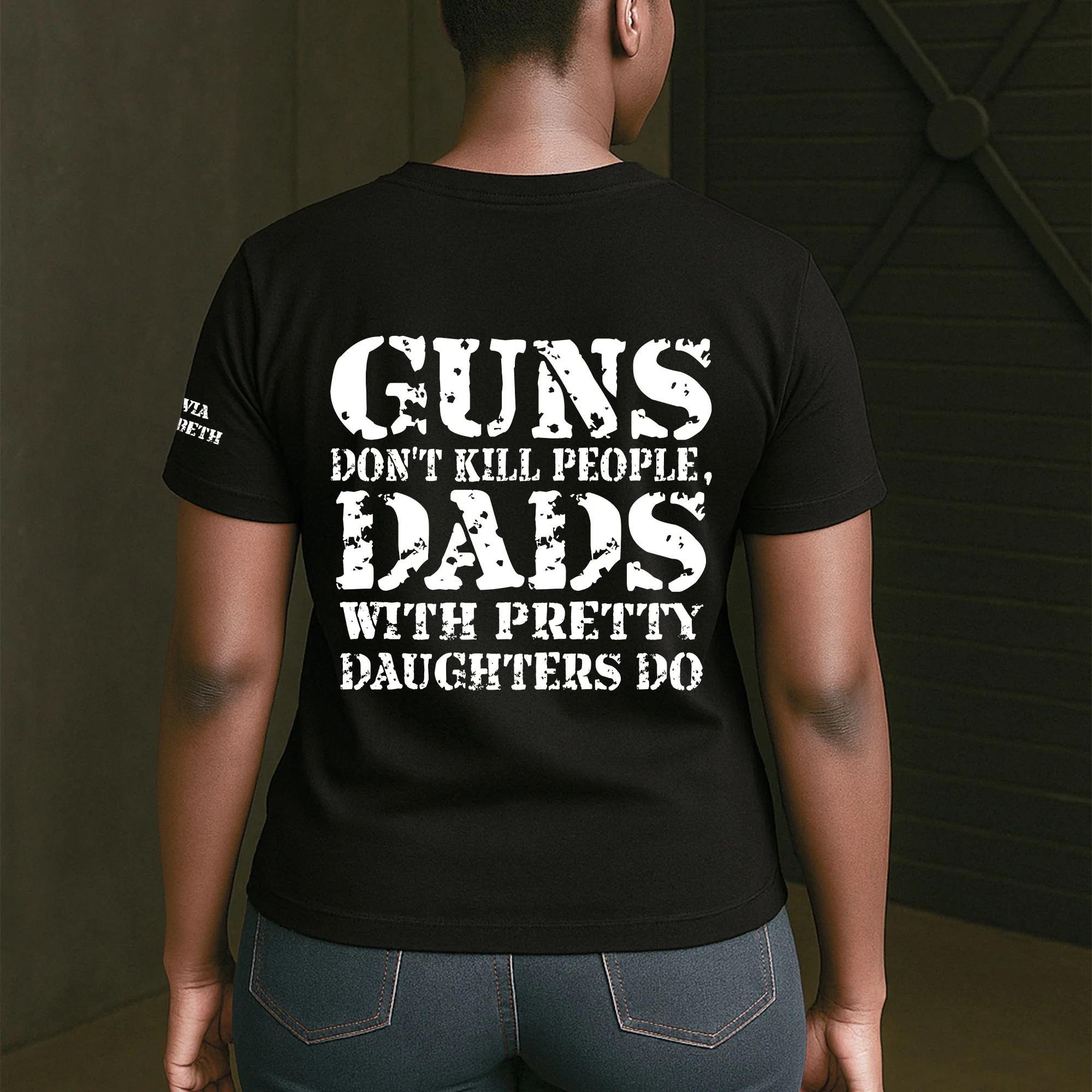 Guns Don't Kill People, Dads With Pretty Daughters Do - Personalized Shirt - Image 5