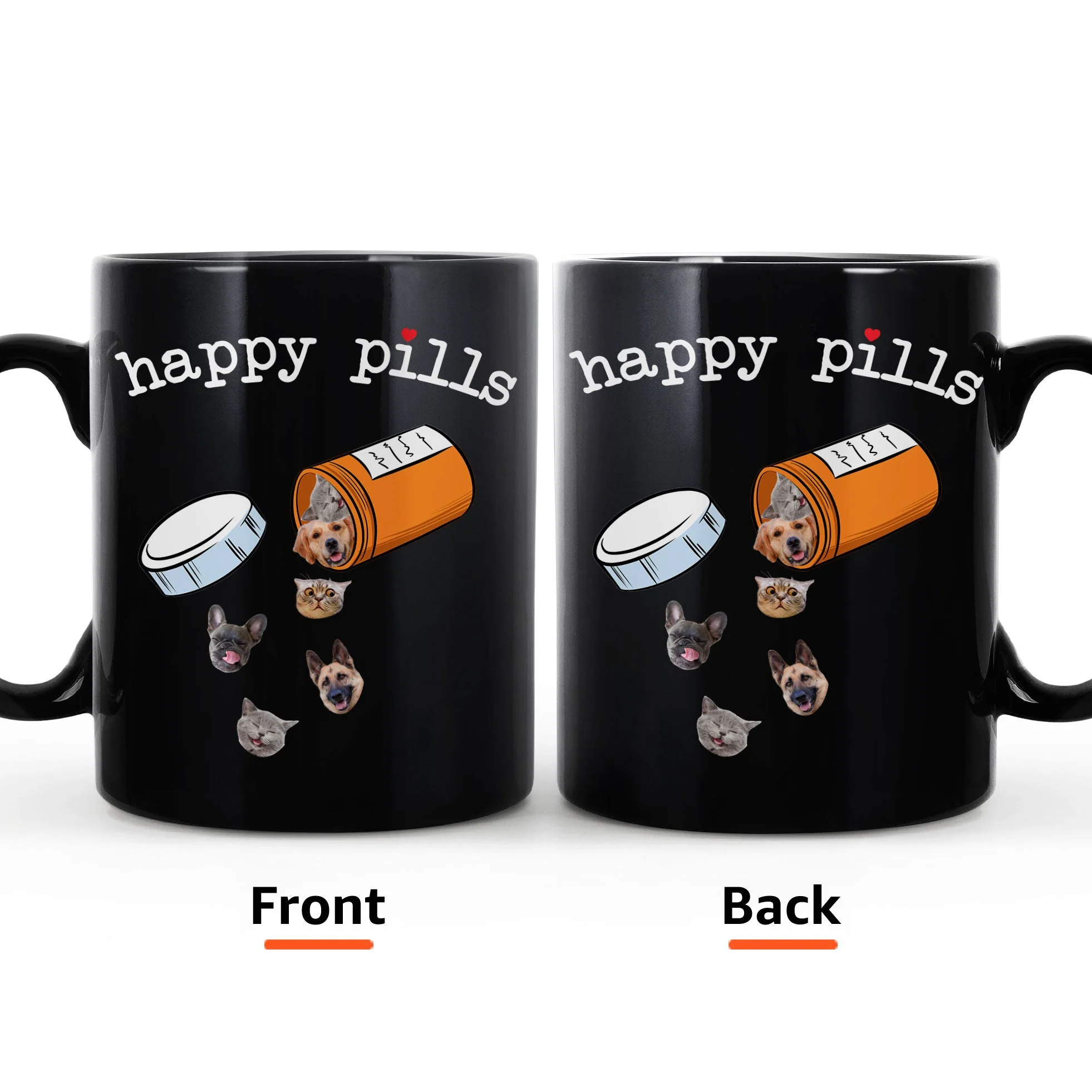 Happy Pills - Personalized Photo Mug - Image 5