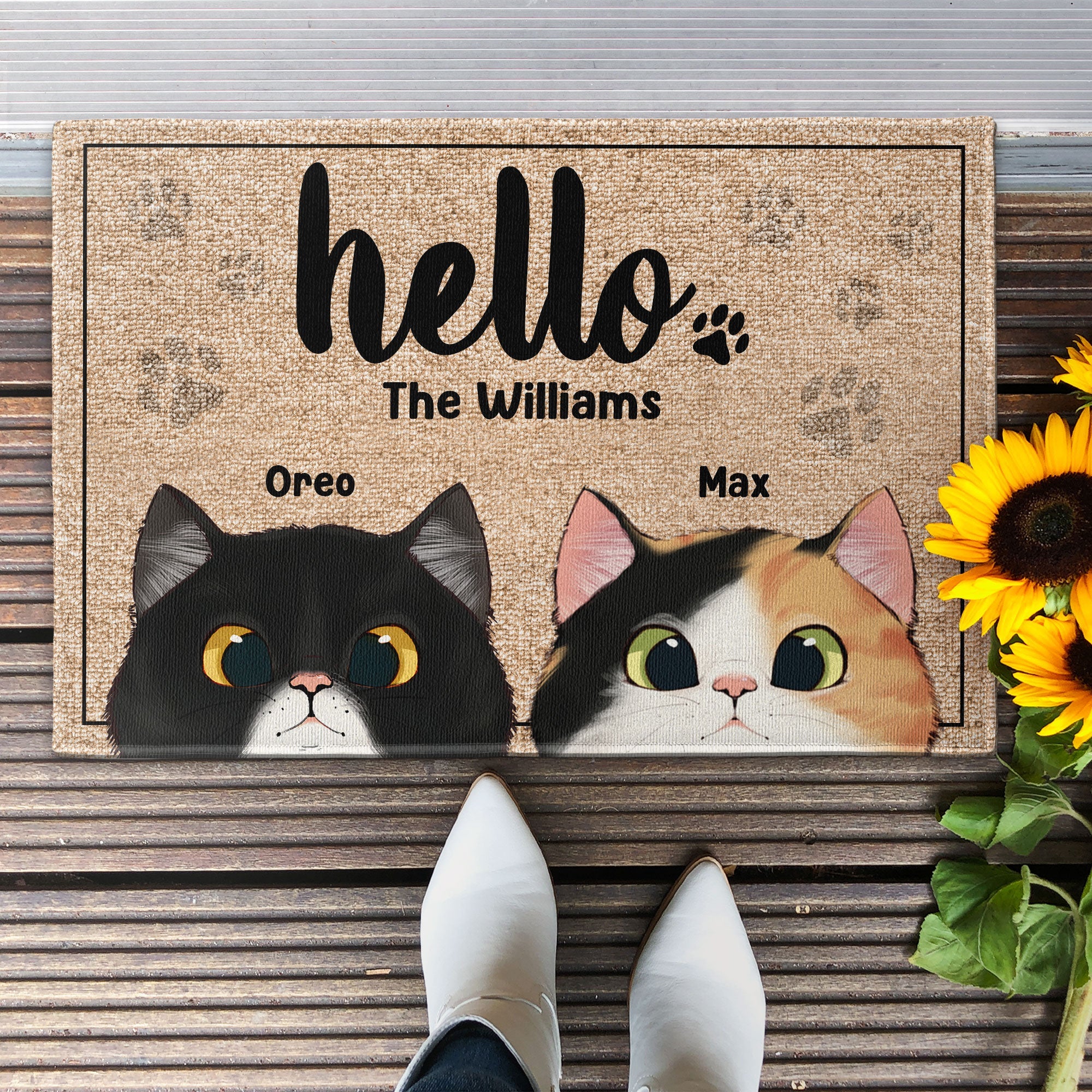 Hello - Personalized Doormat - Image 2