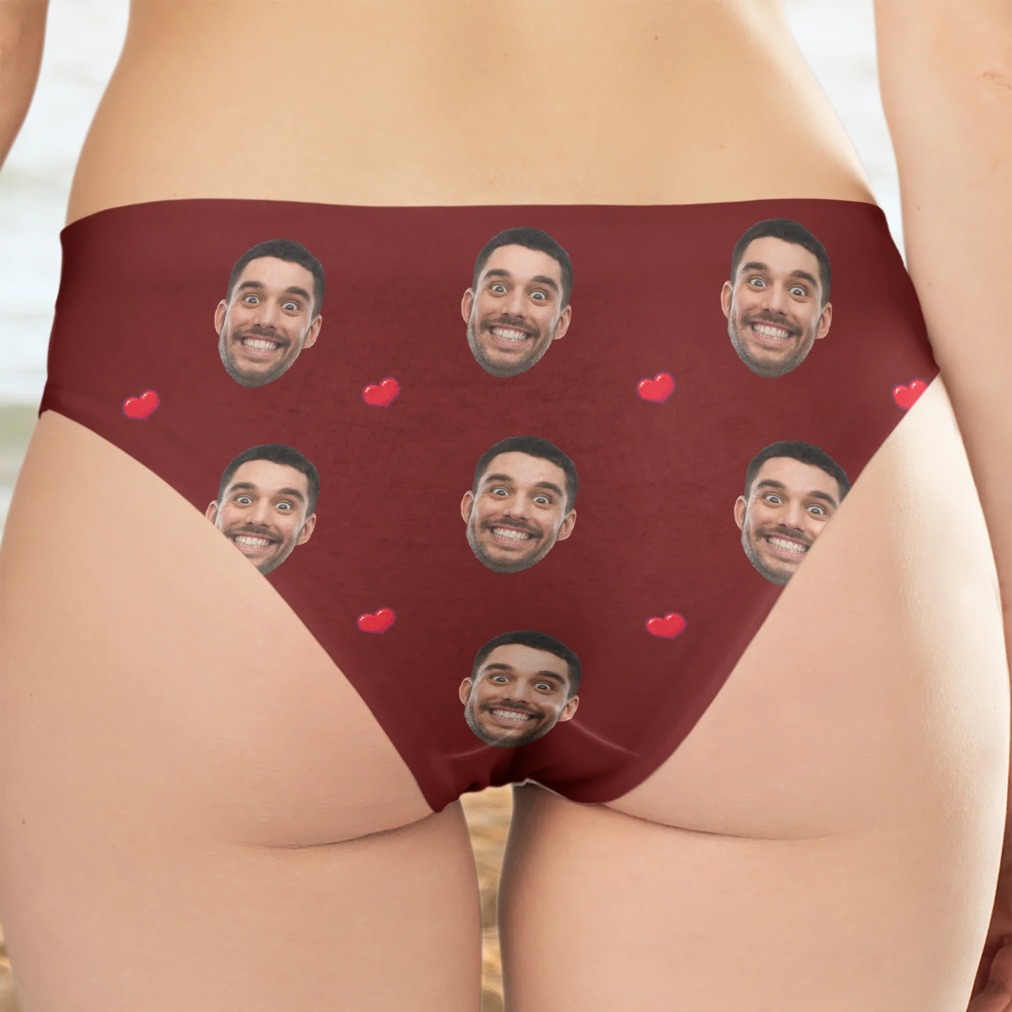 His Her Since Couples Anniversary Valentines - Personalized Photo Couple Matching Underwear - Image 5