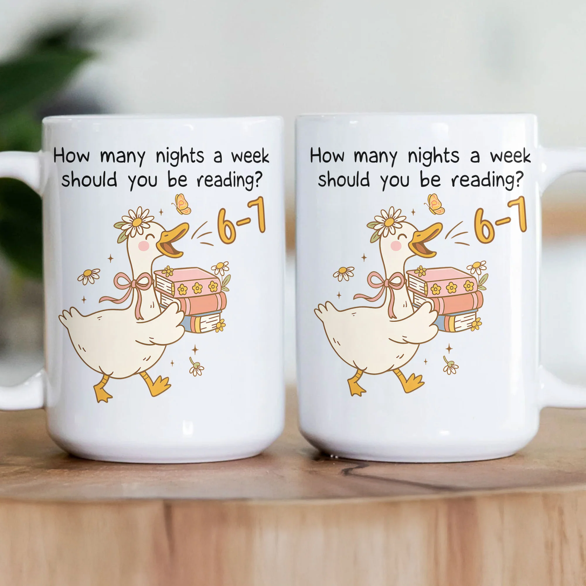 How Many Nights A Week Should You Be Reading 6-7 - Personalized Mug - Image 3
