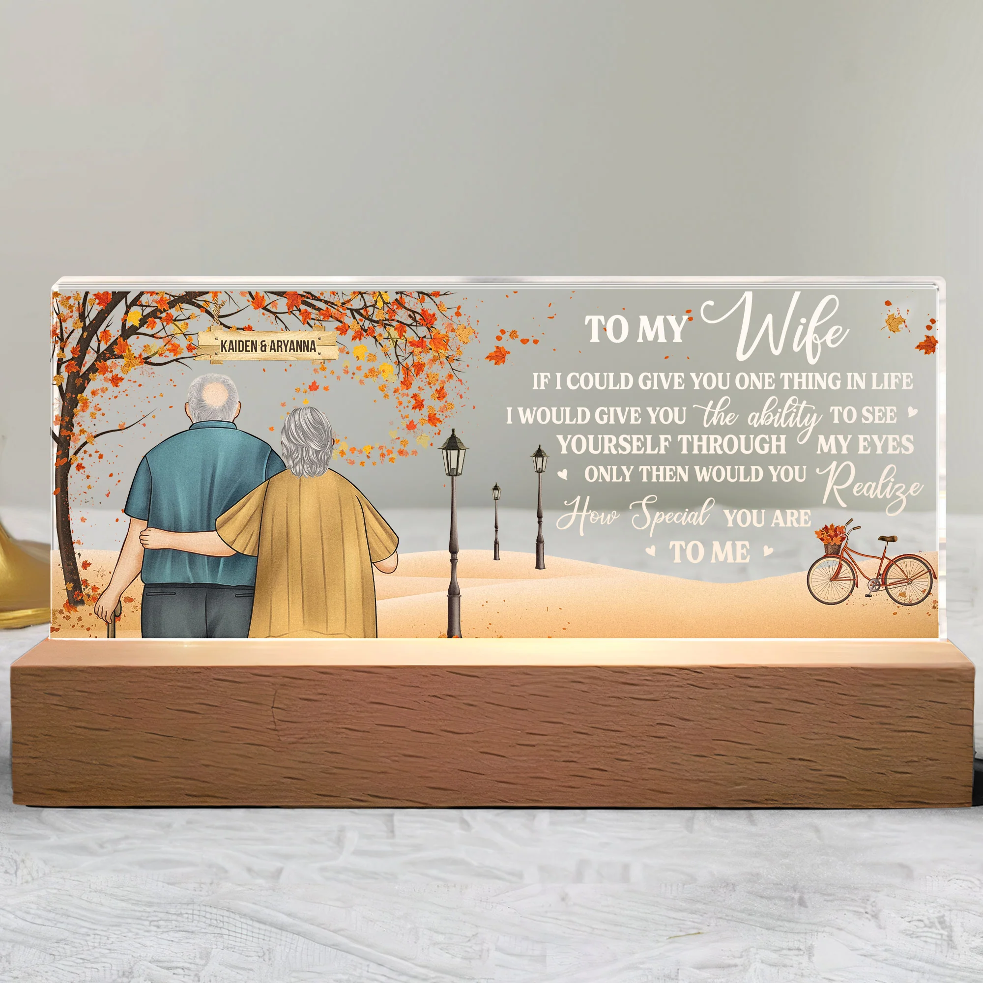 How Special You Are To Me - Personalized LED Night Light - Image 4