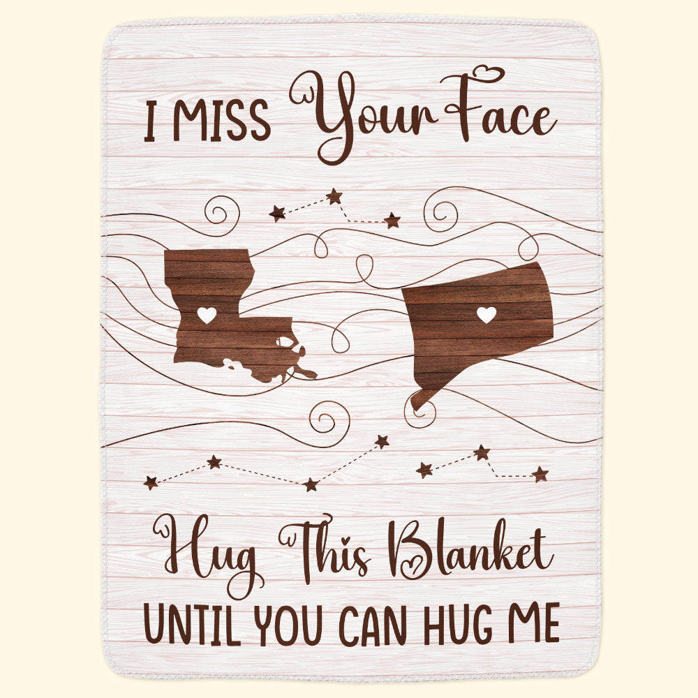 Hug This Blanket Until You Can Hug Me - Long Distance Family, Friends, Couples - Personalized Blanket - Image 5