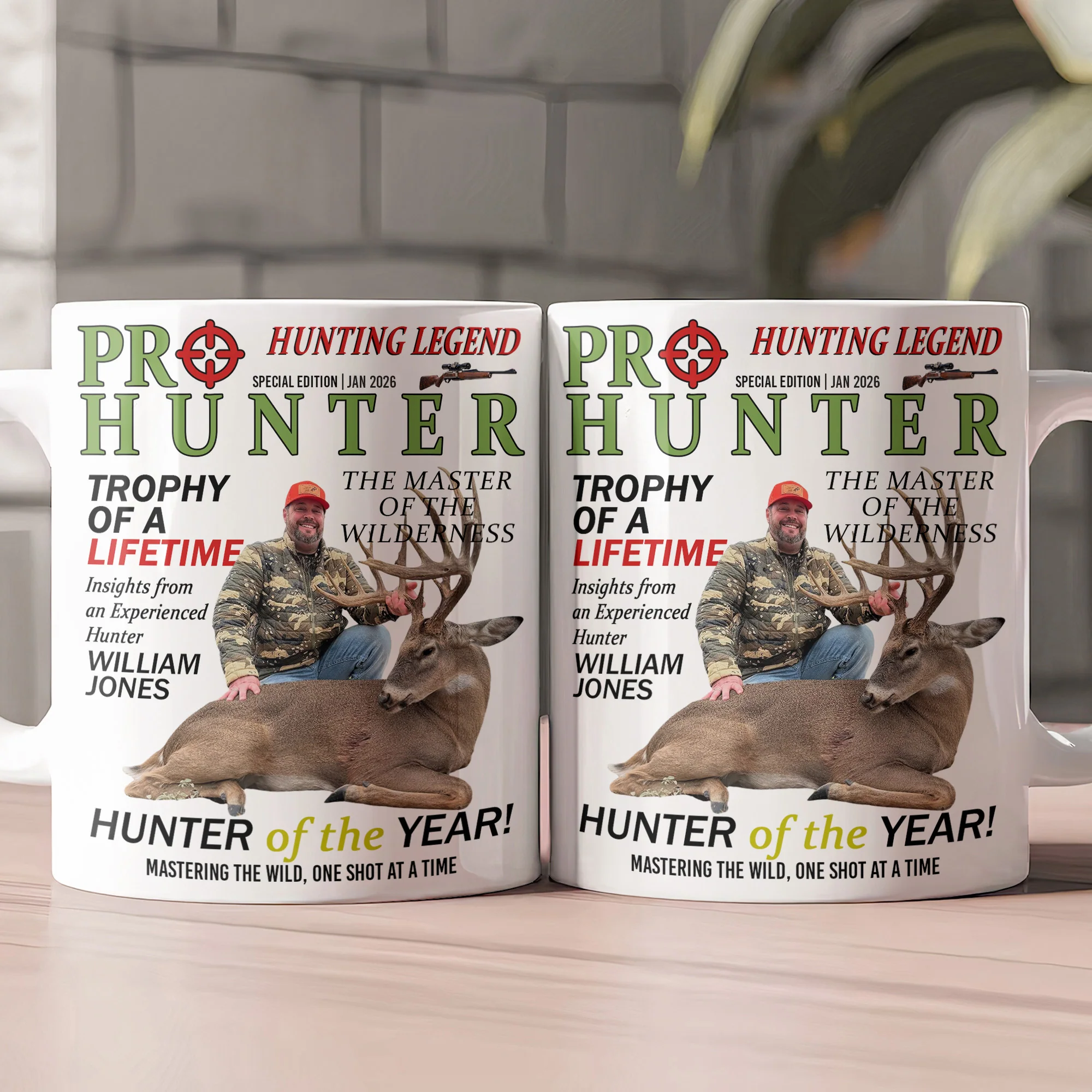 Hunter Of The Year! - Personalized Photo Mug - Image 2