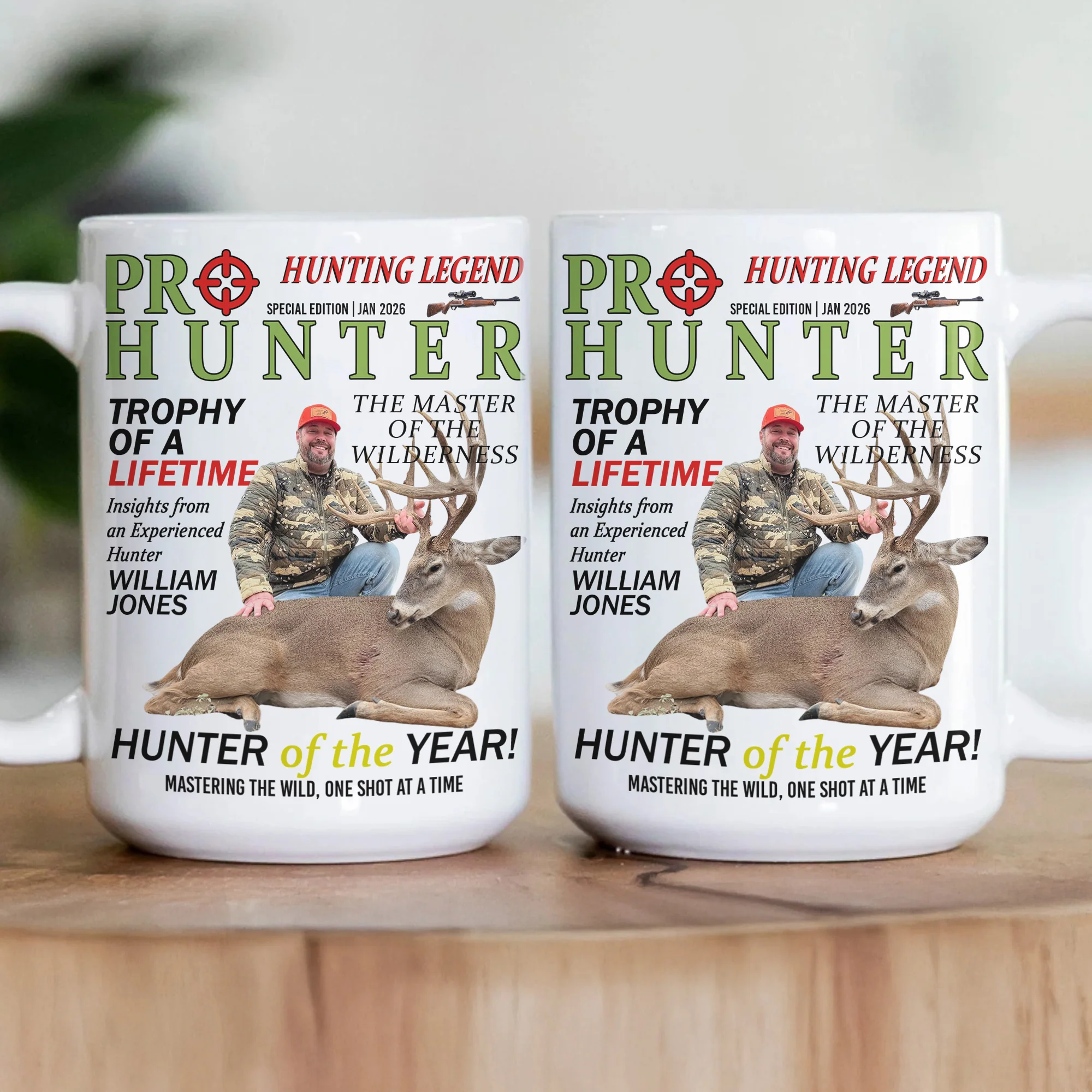 Hunter Of The Year! - Personalized Photo Mug - Image 4