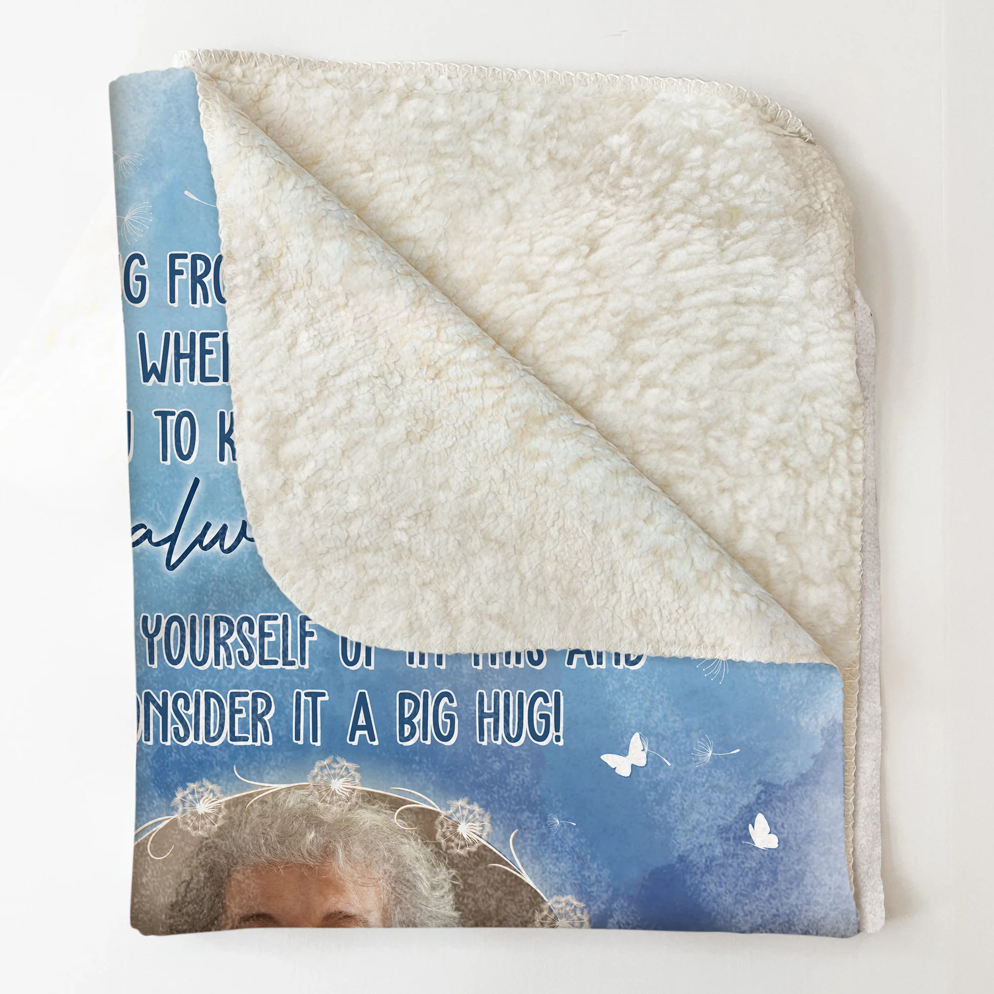 I Always Love You - Personalized Photo Memorial Blanket - Image 6