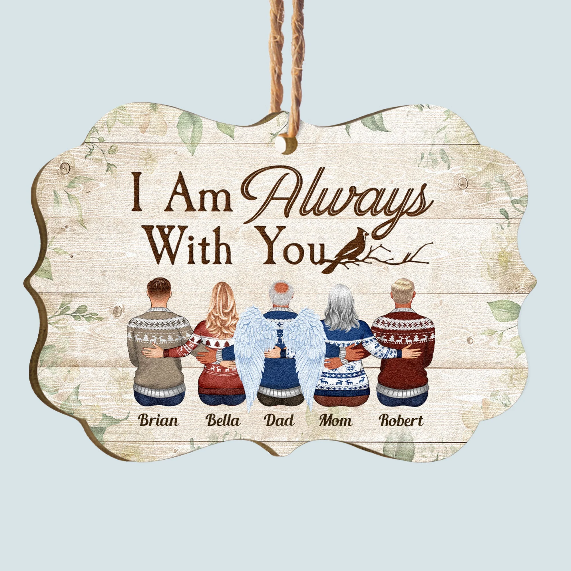 I Am Always With You - Personalized Memorial Ornament - Image 9
