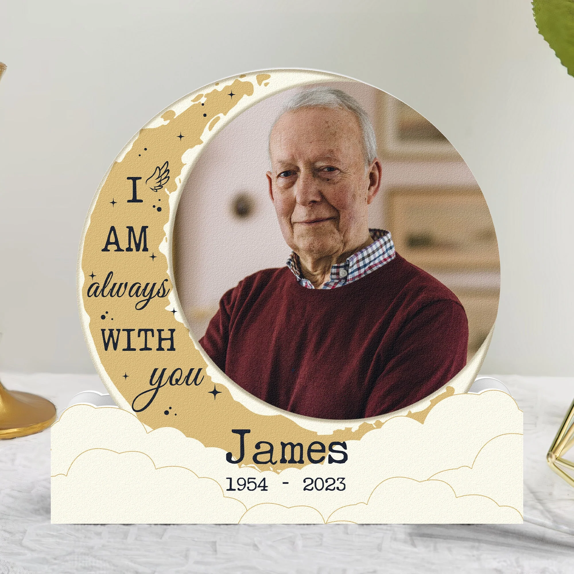 I Am Always With You - Personalized Custom Shape Photo Light Box - Image 2