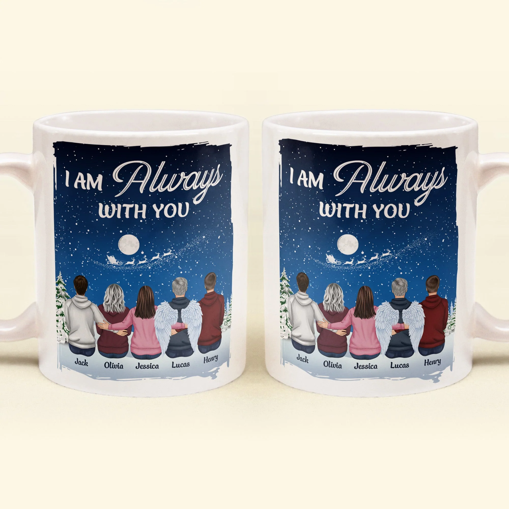 I Am Always With You - Personalized Mug - Image 4
