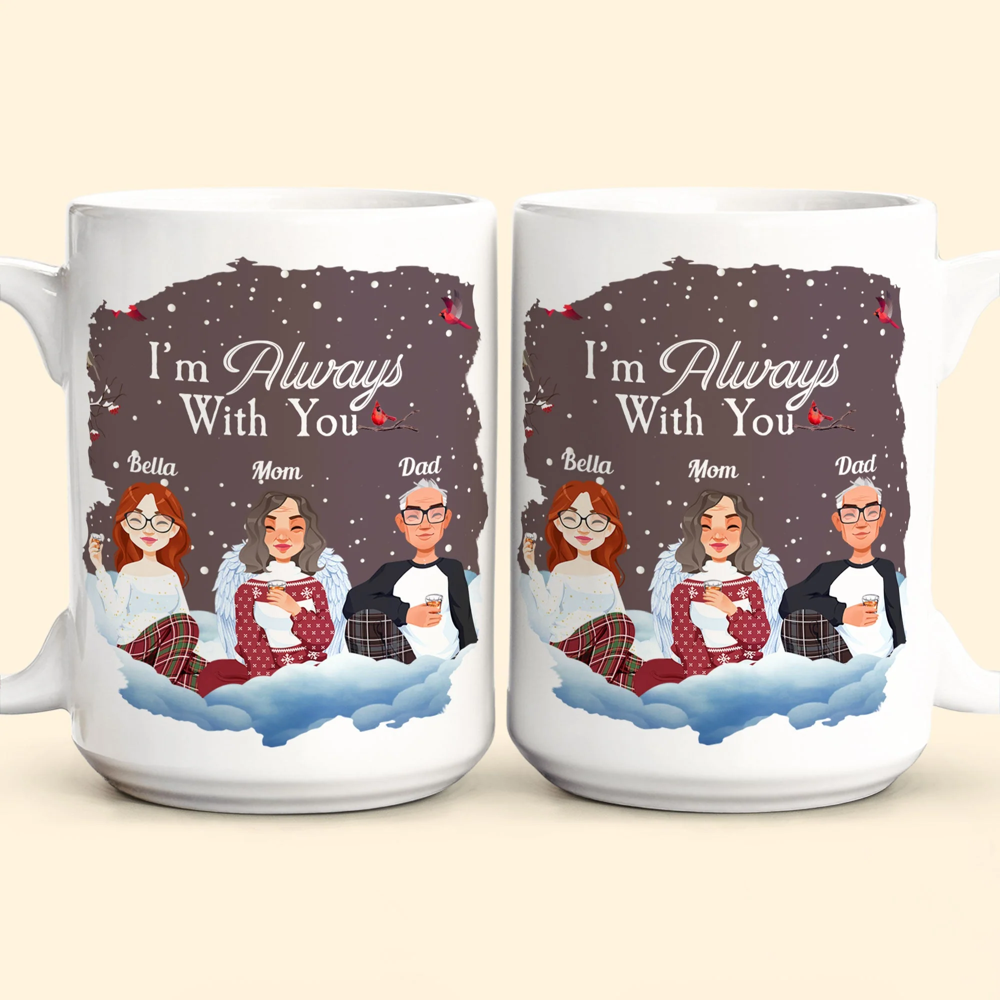 I Am Always With You - Personalized Mug - Image 4
