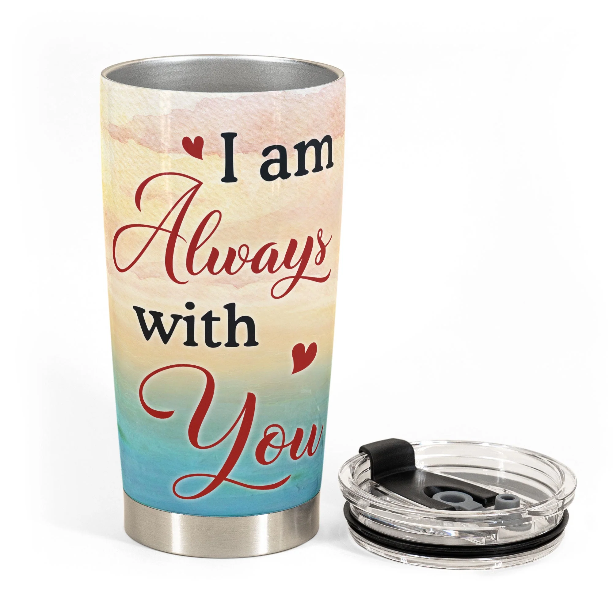 I Am Always With You Ver 2 - Personalized Tumbler Cup - Memorial Gift For Family Members - Image 3