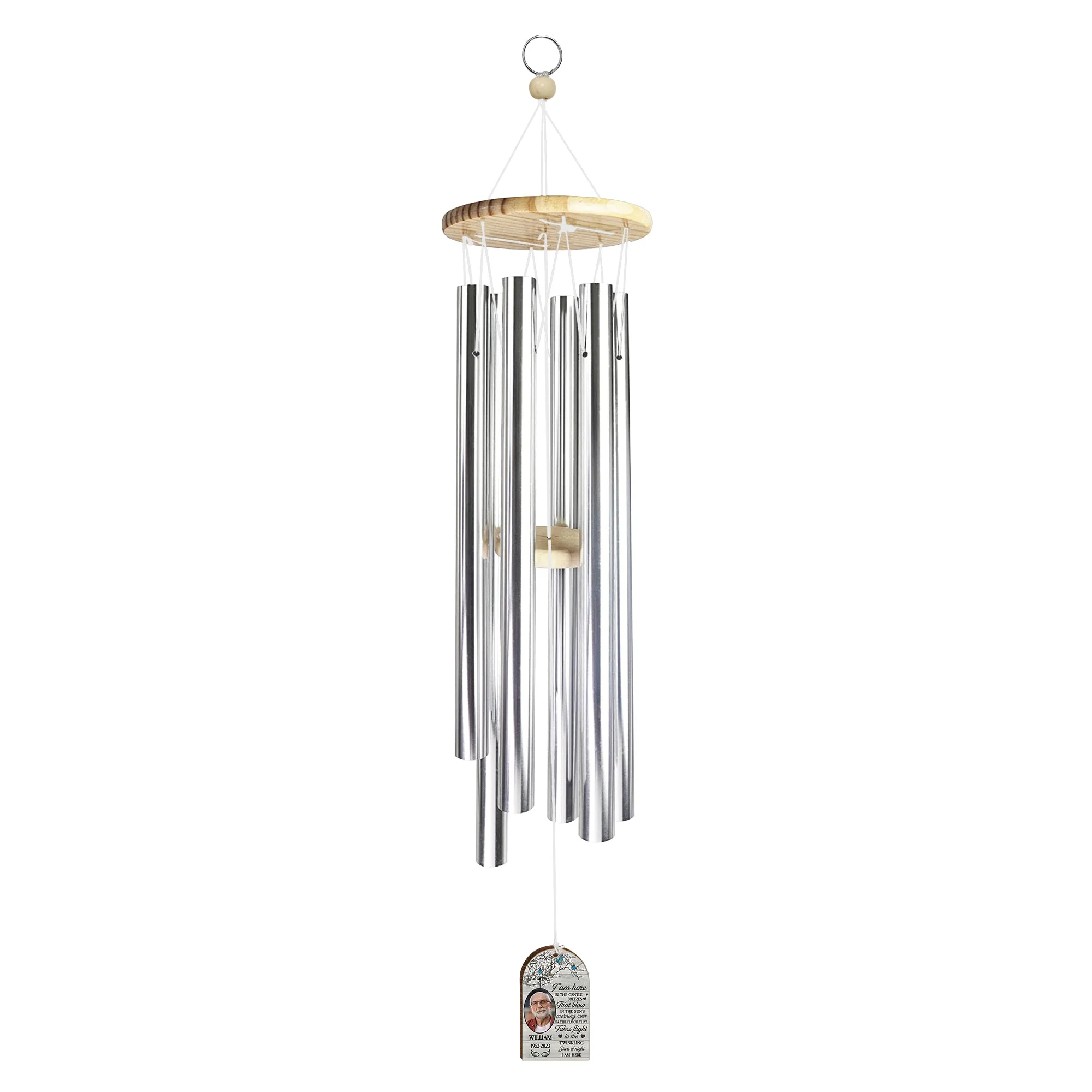 I Am Here - Personalized Photo Wind Chimes - Image 3
