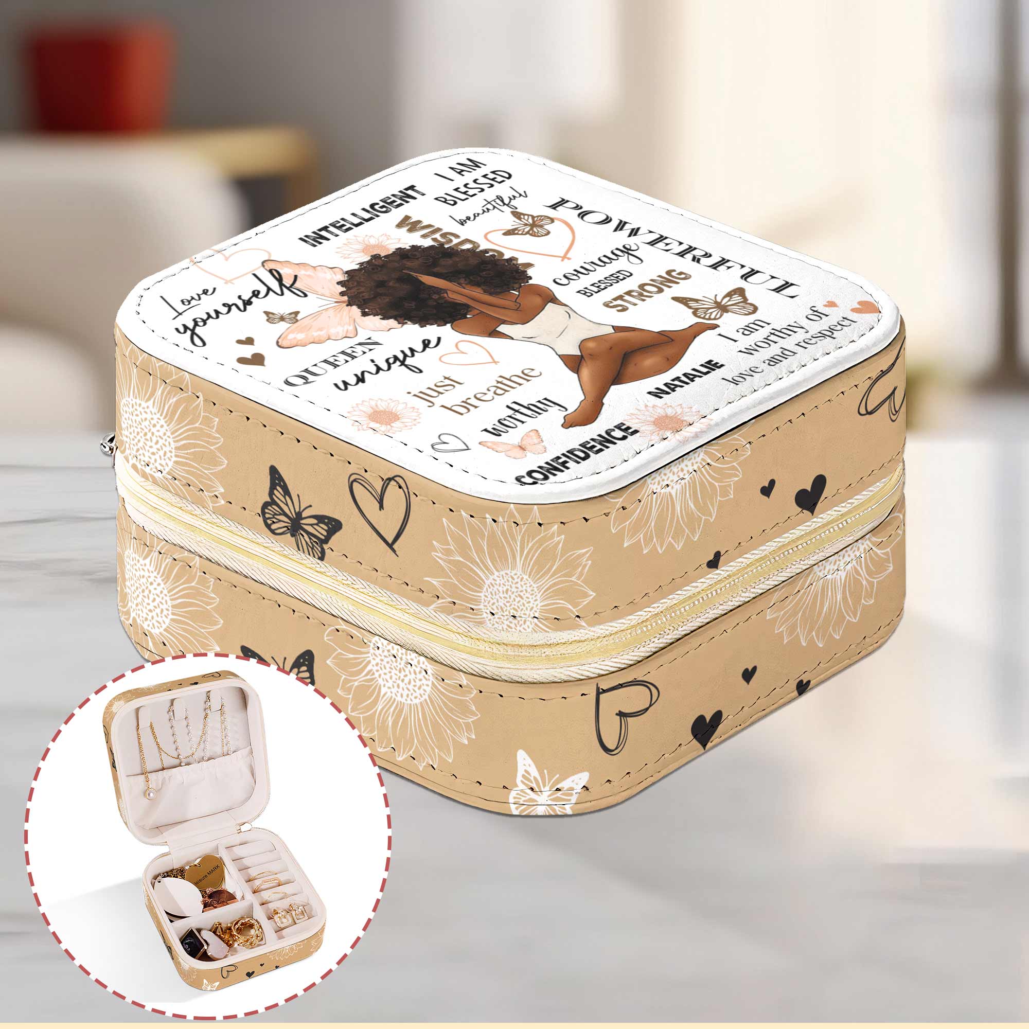 I Am Queen - Personalized Jewelry Box - Image 5