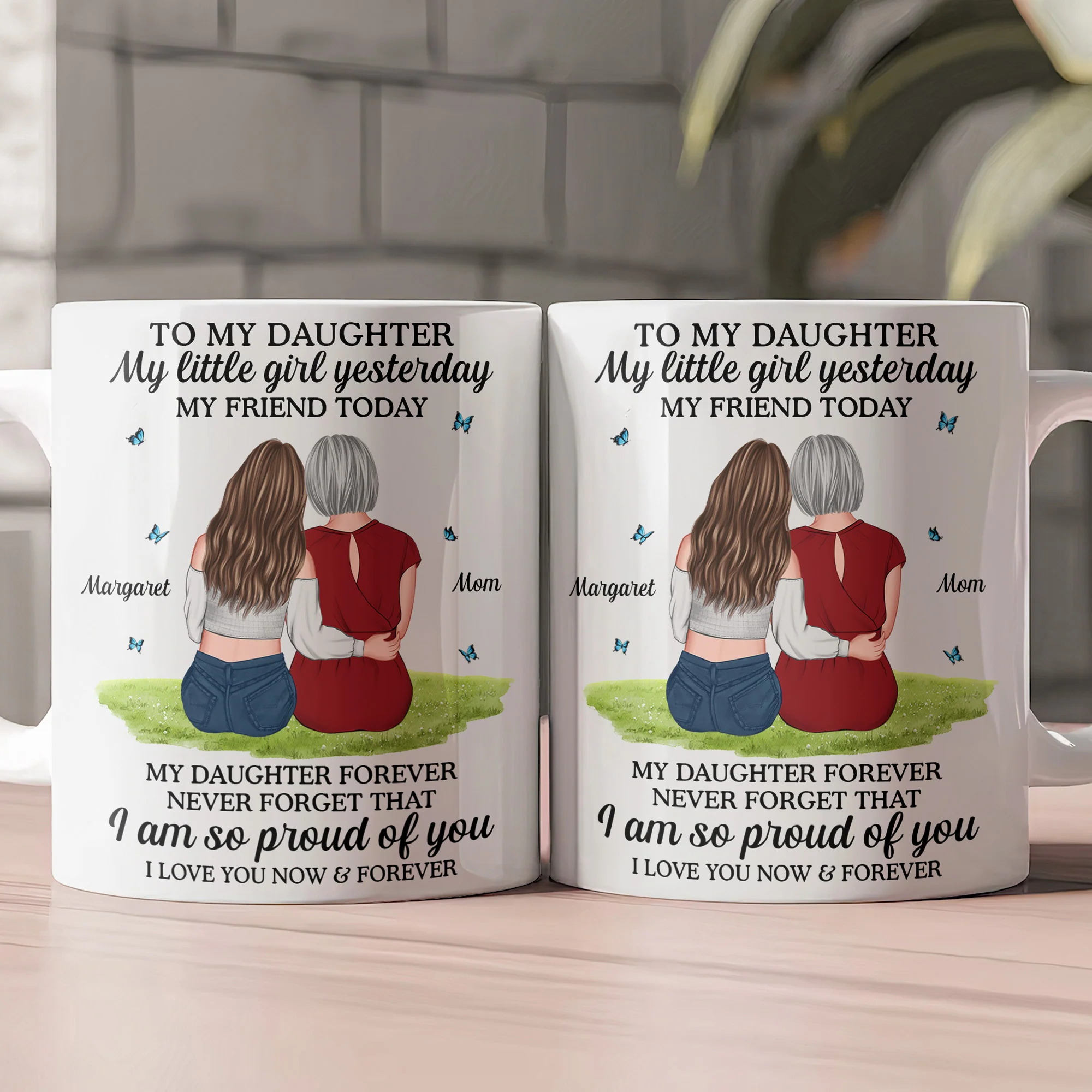 I Am So Proud Of You Gift For Daughter Son - Personalized Mug - Image 2