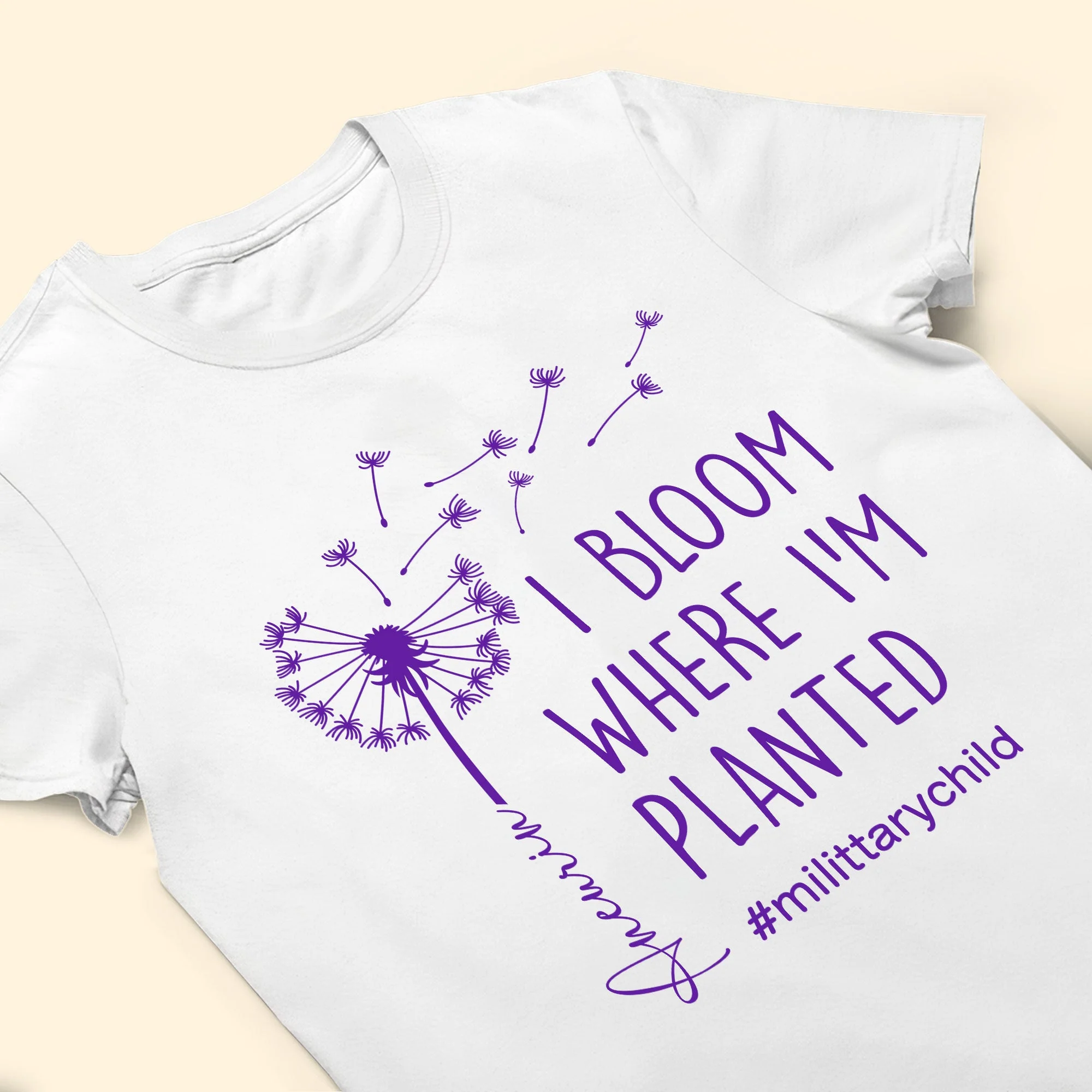 I Bloom Where I'm Planted - Personalized Shirt - Image 5