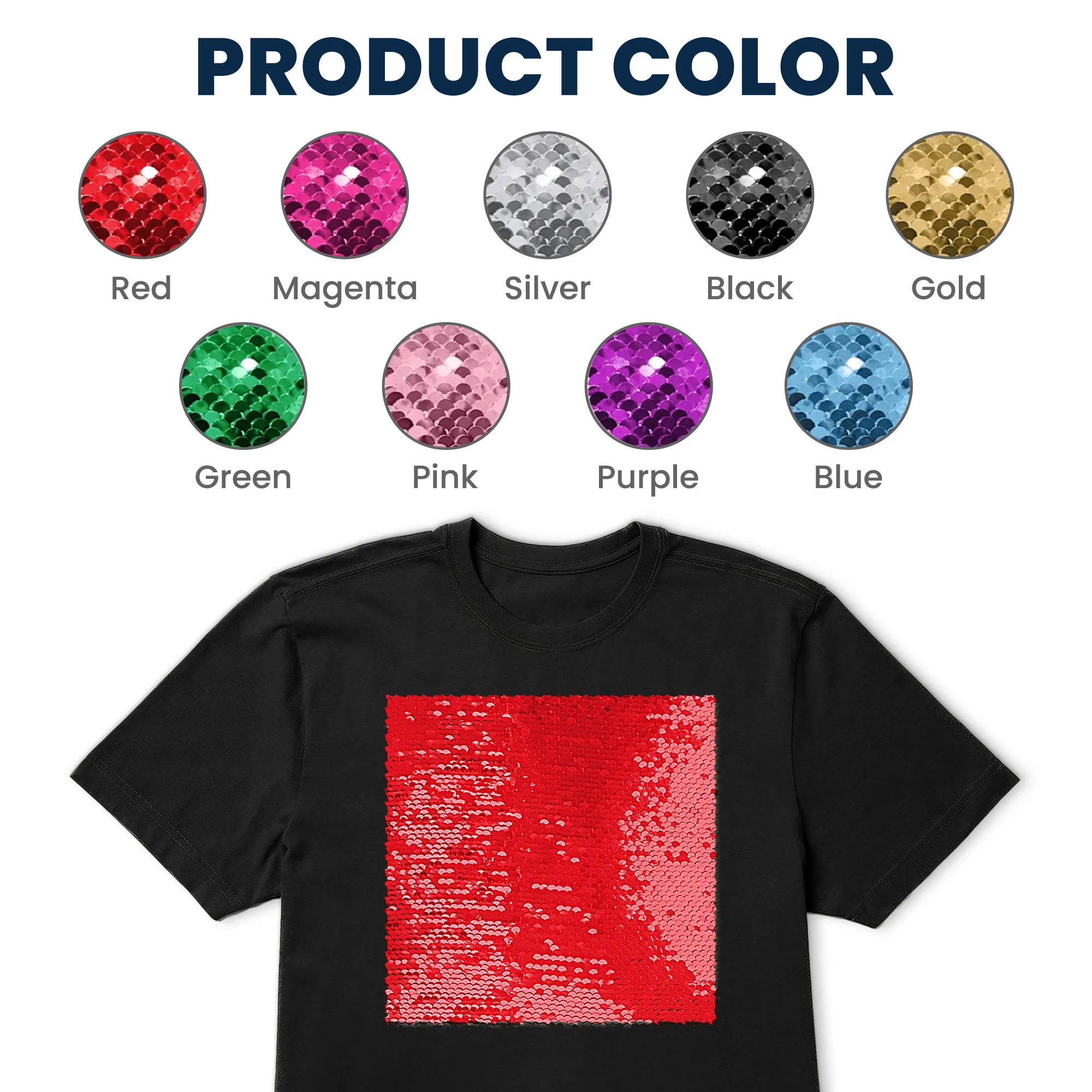I Can't Wait To Meet You Surprising Gift For Dad To Be - Personalized Photo Sequin Shirt - Image 5