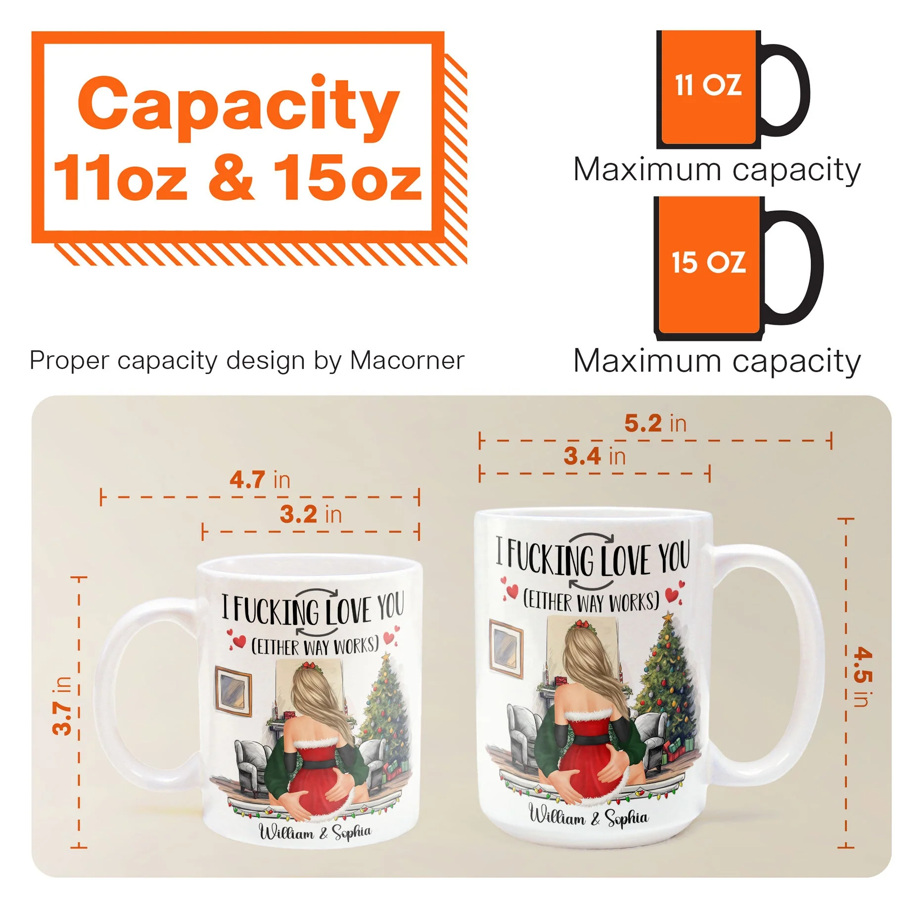 I F-Cking Love You (Either Way Works) Couples - Personalized Mug - Image 7